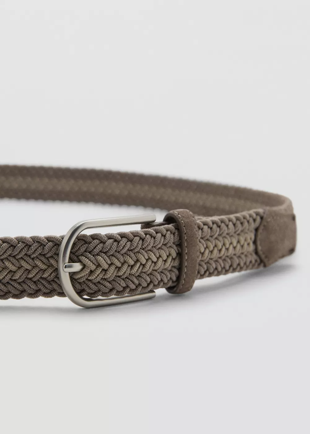 Ceinture tressée élastique, MANGO MAN