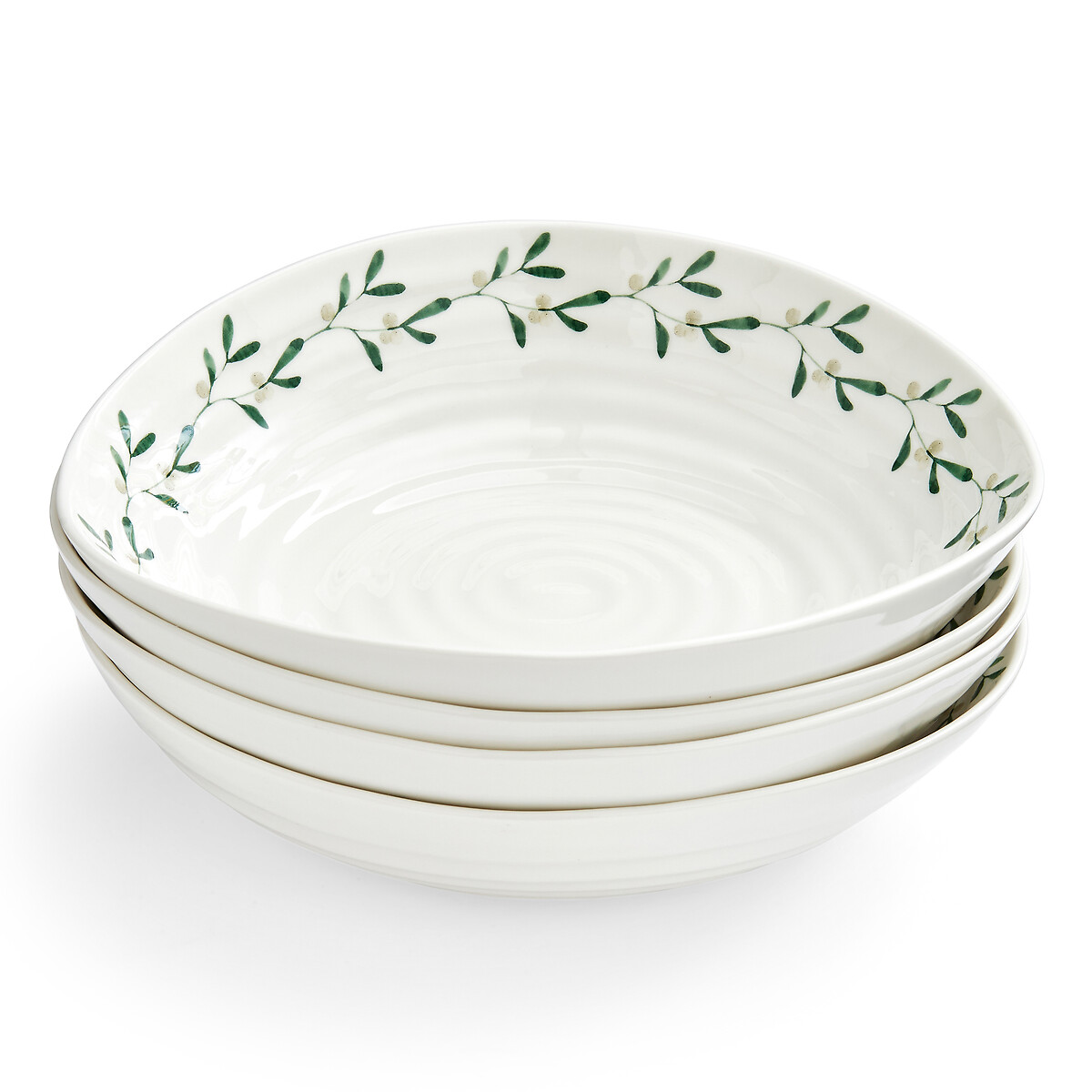 Set of 4 Mistletoe Pasta Bowls, SOPHIE CONRAN FOR PORTMEIRION