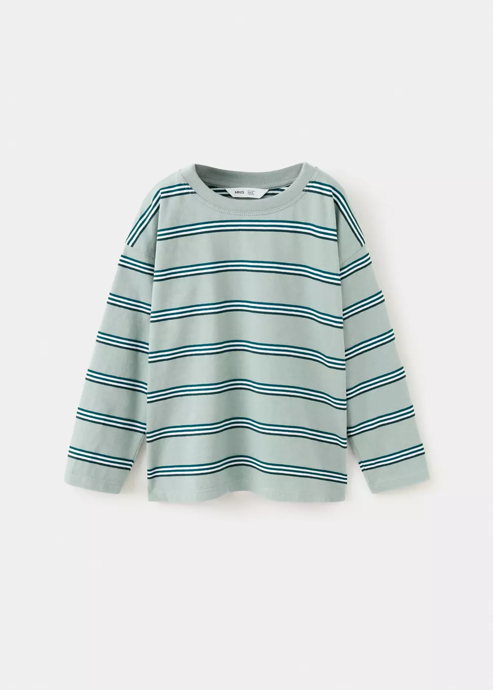T-shirt 100 % coton rayures, MANGO BABY