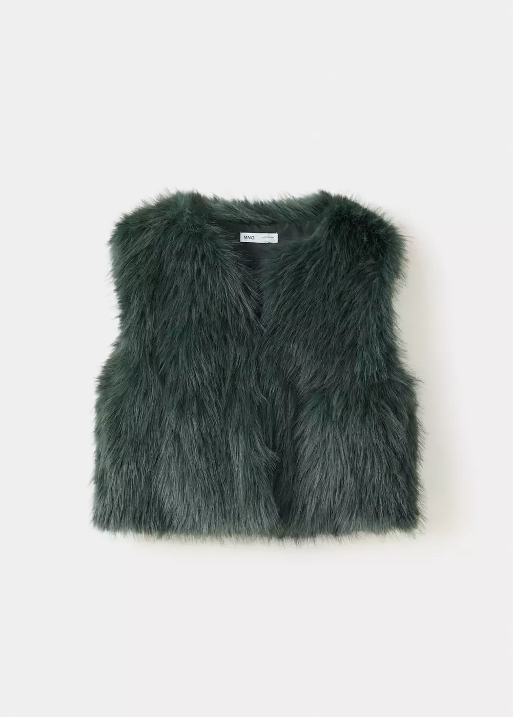 Gilet imitation fourrure, MANGO KIDS