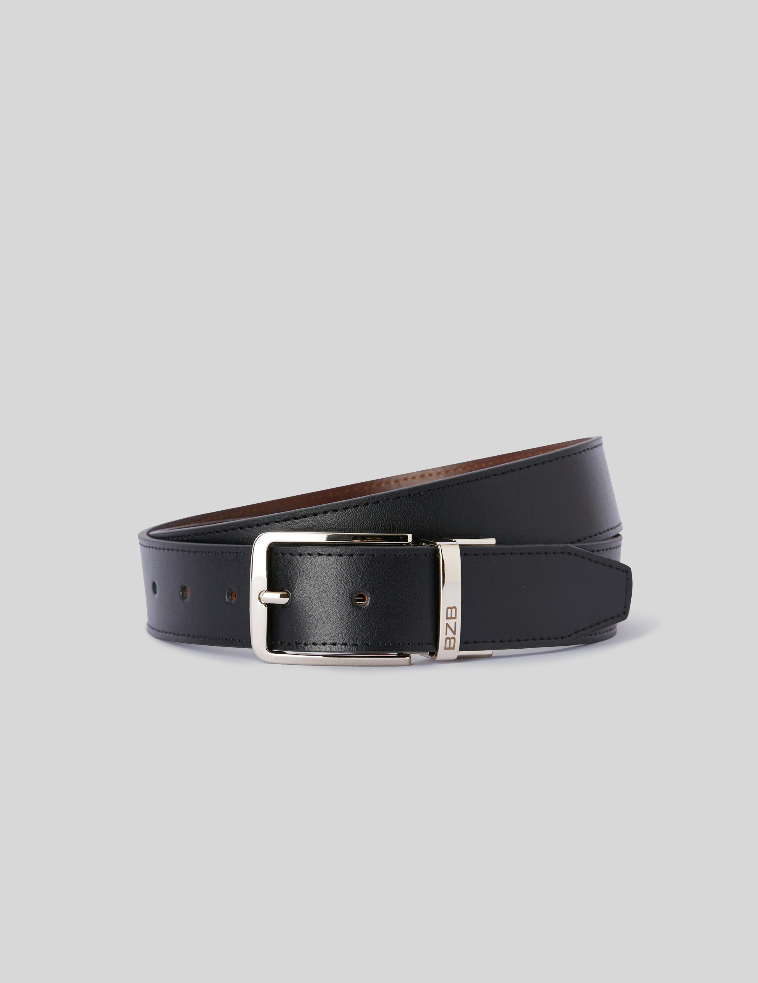 Ceinture cuir réversible, BZB