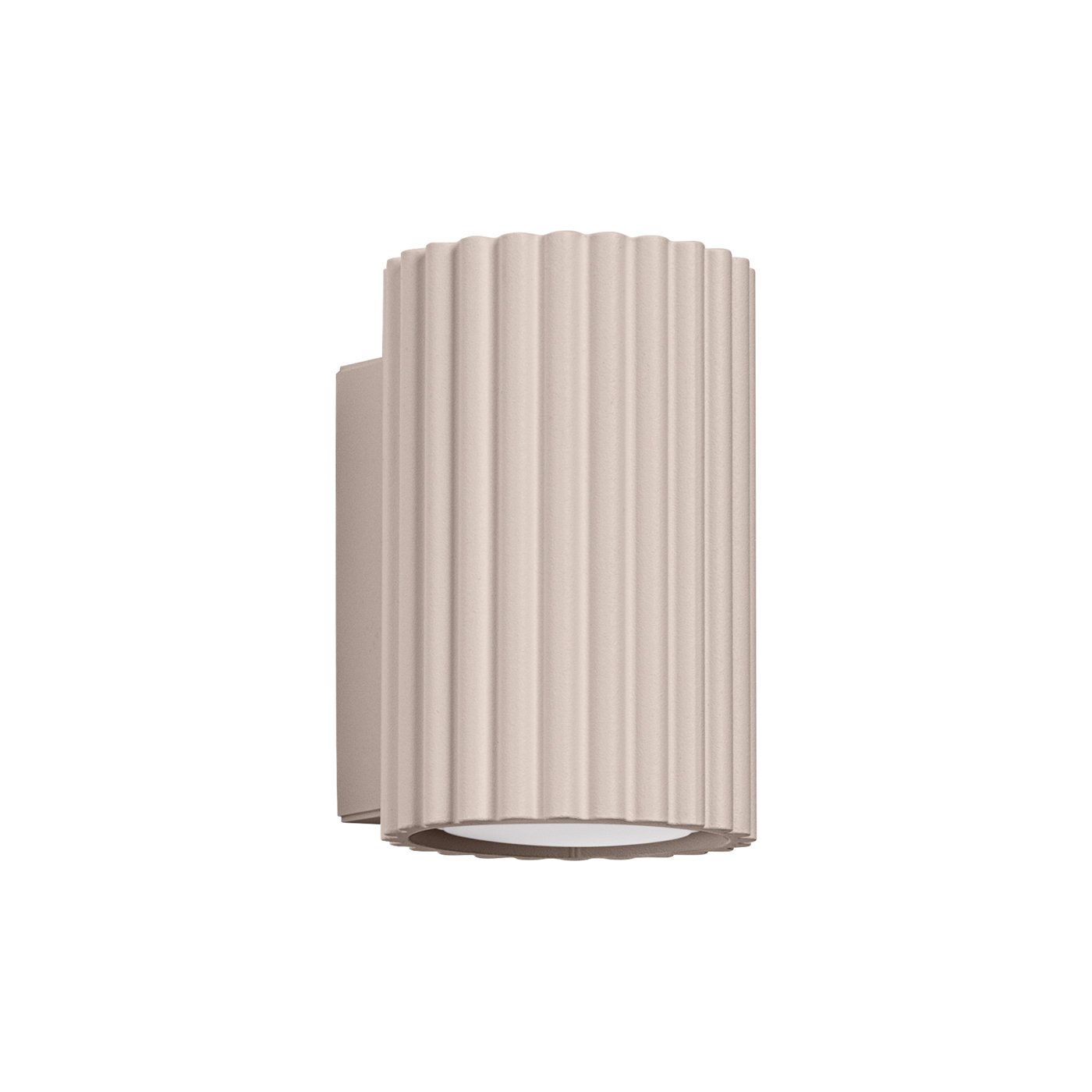 Applique Aluminium Taupe GU10 1 Karbon, EDEN