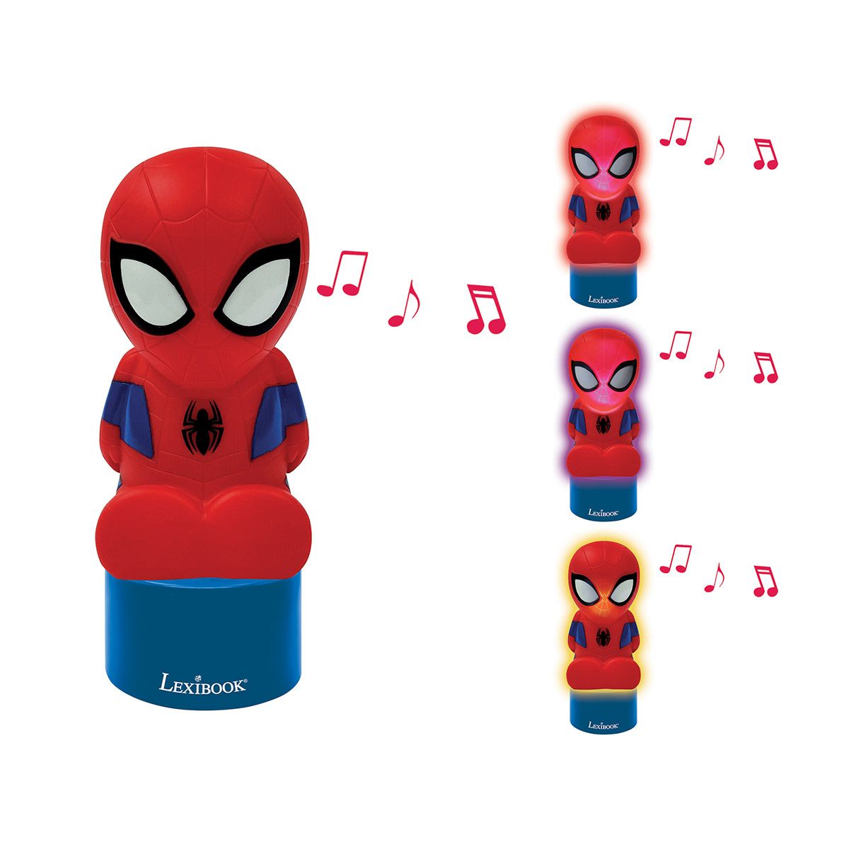 Enceinte veilleuse Spiderman, LEXIBOOK