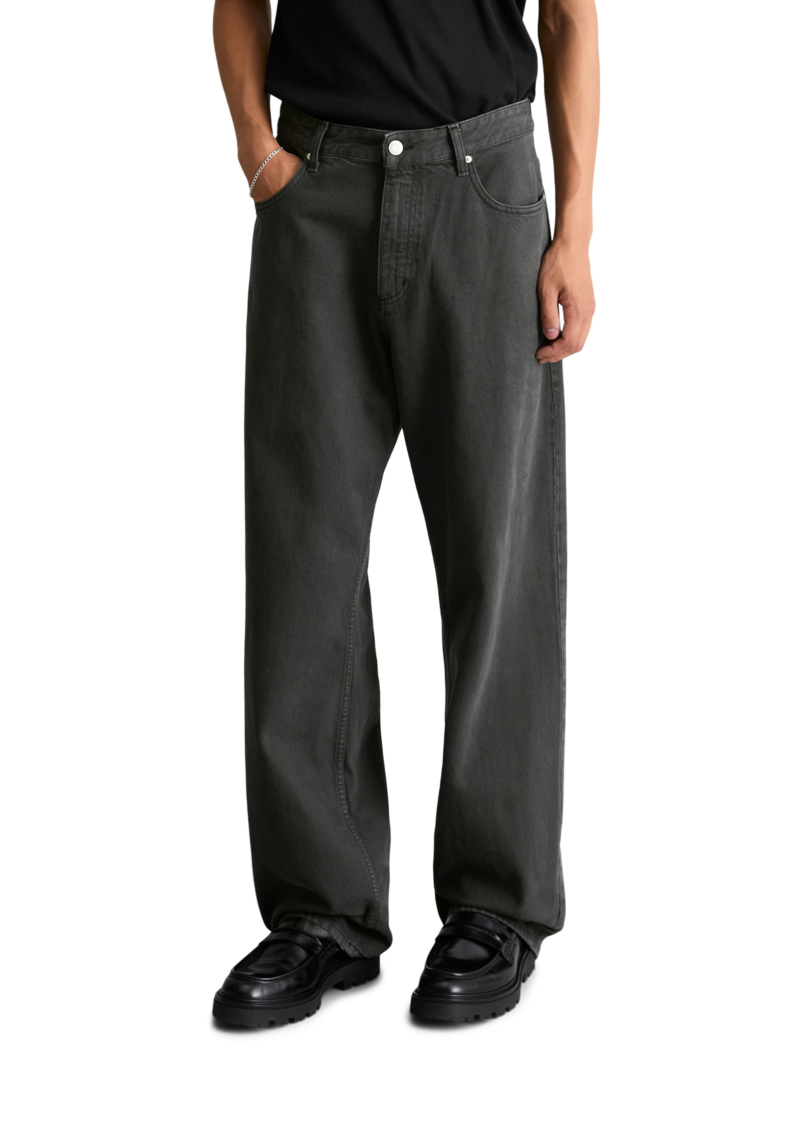 Jeans modèle Sten large en pur coton bio, MARC O’POLO DENIM