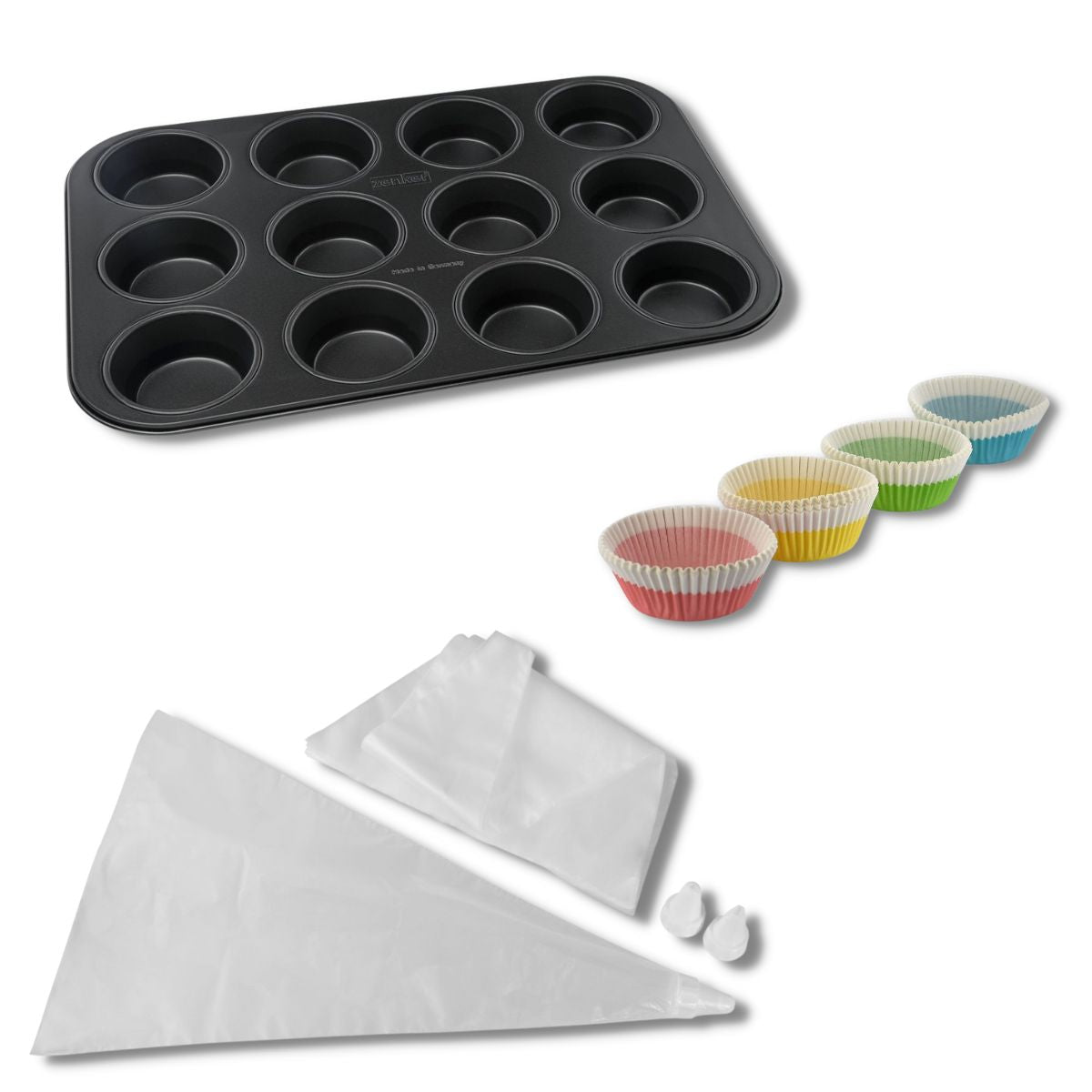 Ensemble 3 pièces spécial muffins, ZENKER