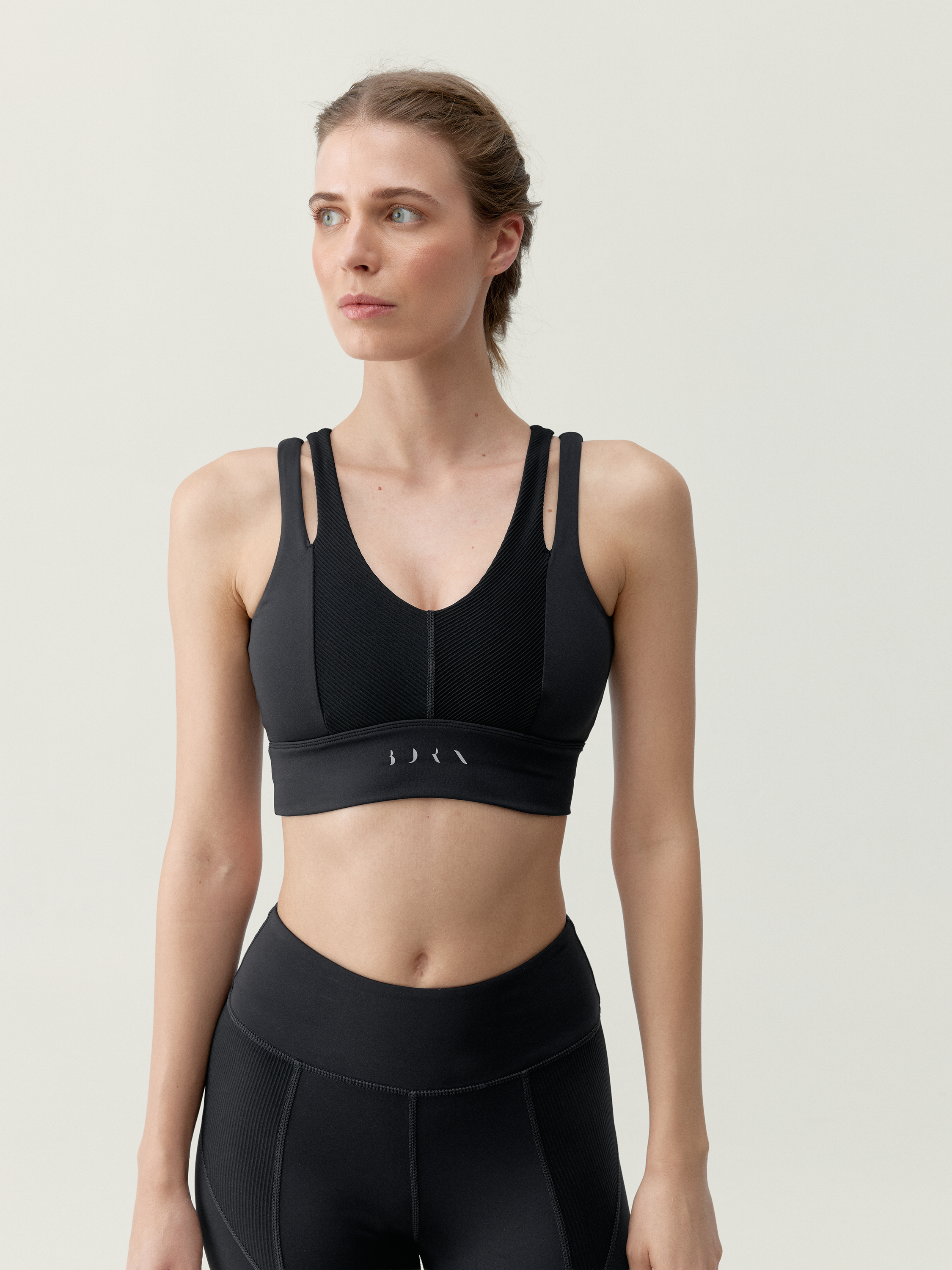 Brassière de sport femme Reka Maintien moyen coussinets amovibles, BORN