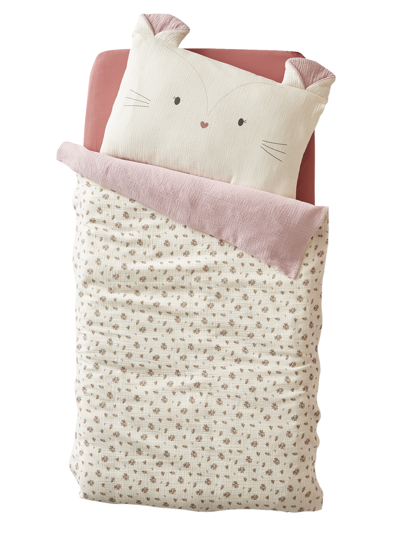Housse de couette en gaze de coton GRENIER, VERTBAUDET