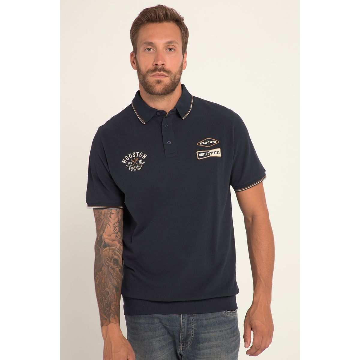 Polo discount homme fort