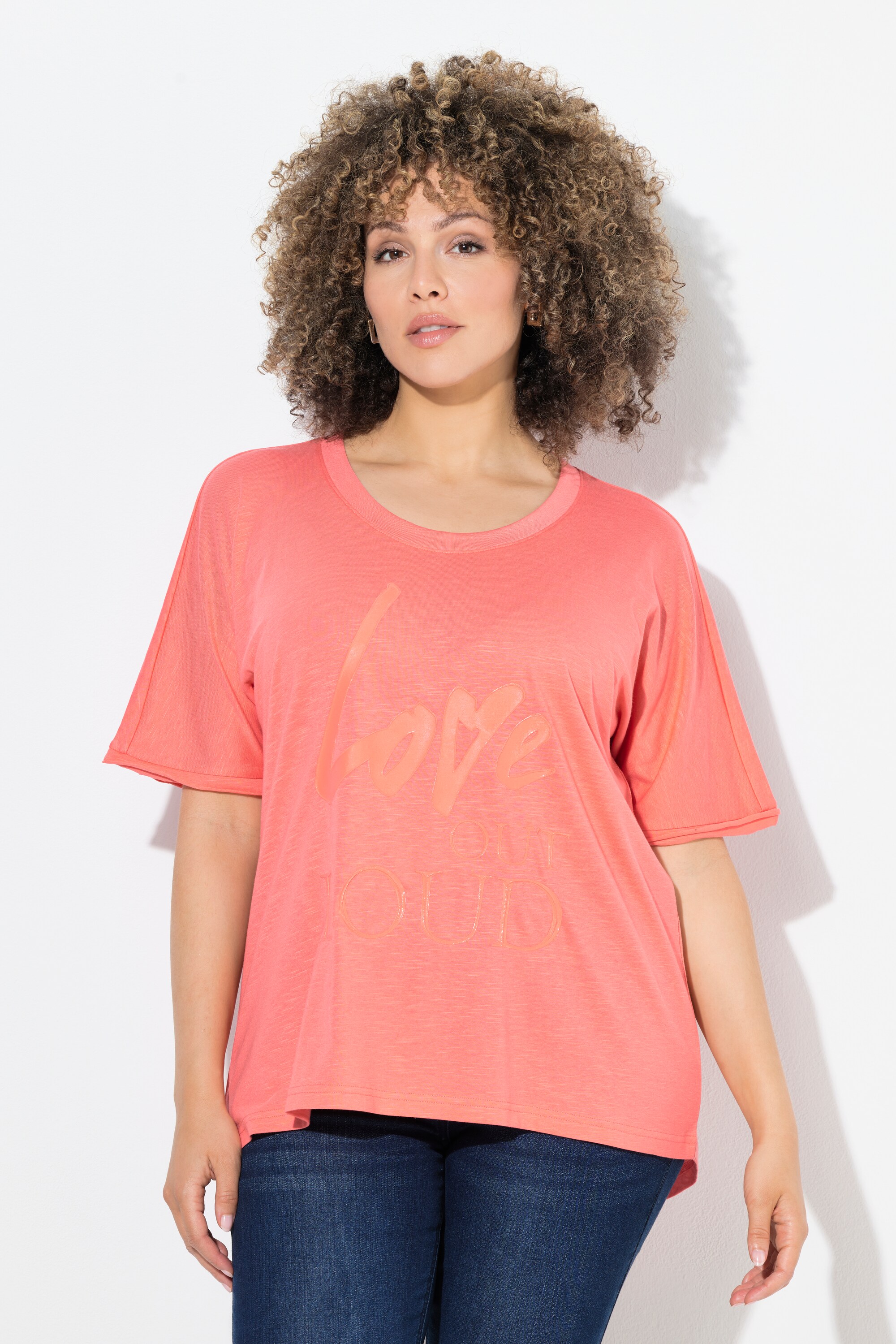 T-shirt oversize avec message, ULLA POPKEN