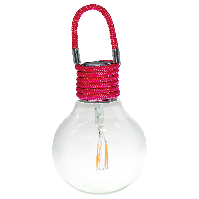Grosse ampoule design LED couleur Framboise, WATT ET HOME