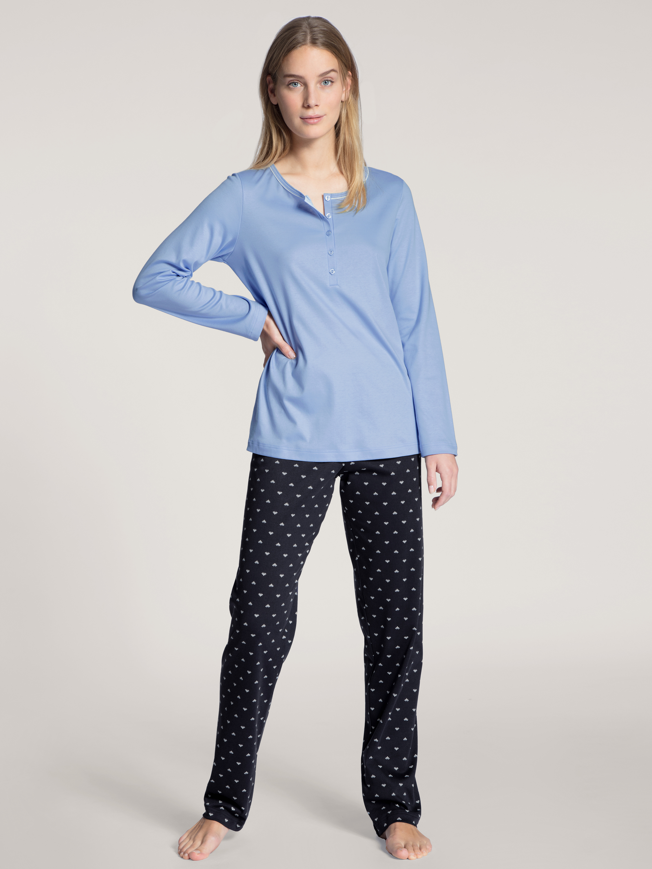 Pyjama manches longues Coton NIGHT LOVERS, CALIDA