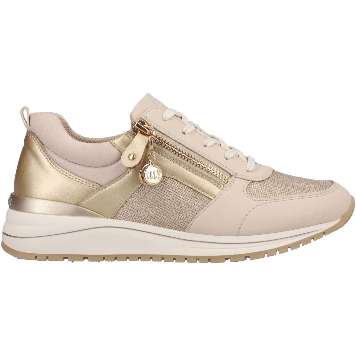 Basket remonte femme beige La Redoute