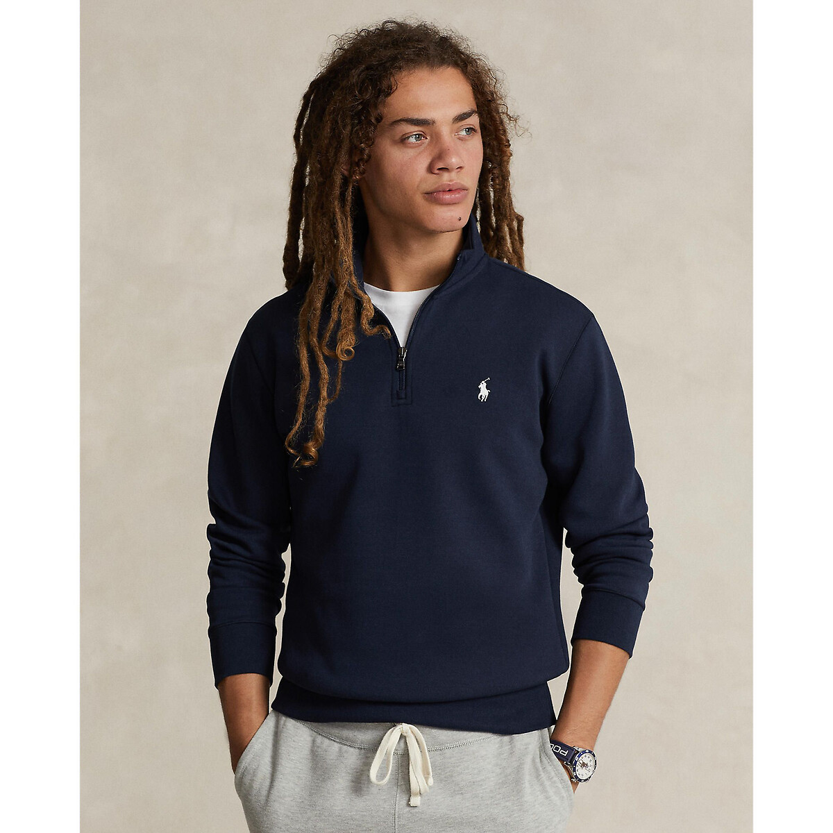 Sweat zippe col montant Polo Ralph Lauren La Redoute