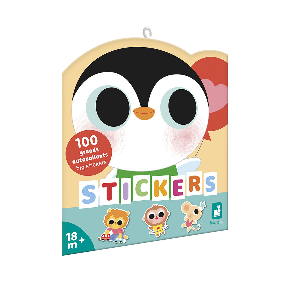100 Stickers Planches Bébé Animaux, JANOD