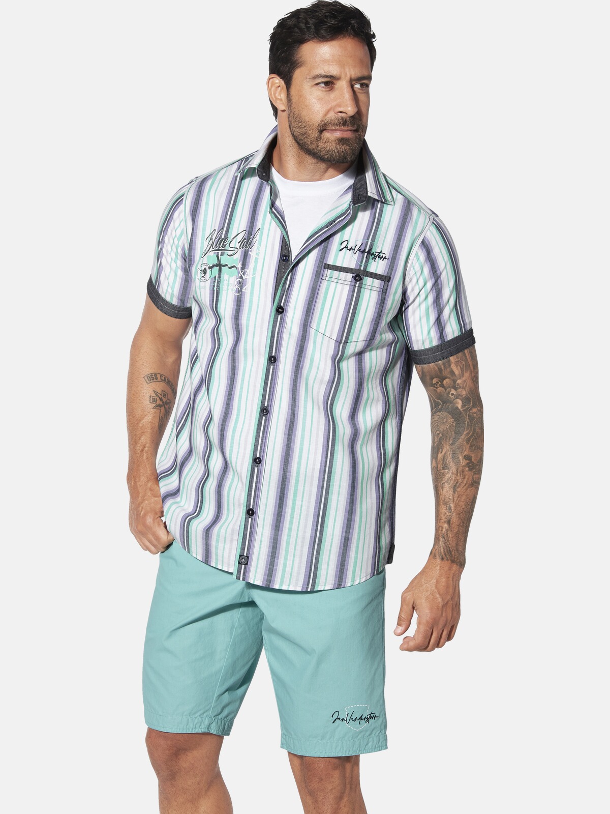 Chemise à manches courtes SVENHART, JAN VANDERSTORM