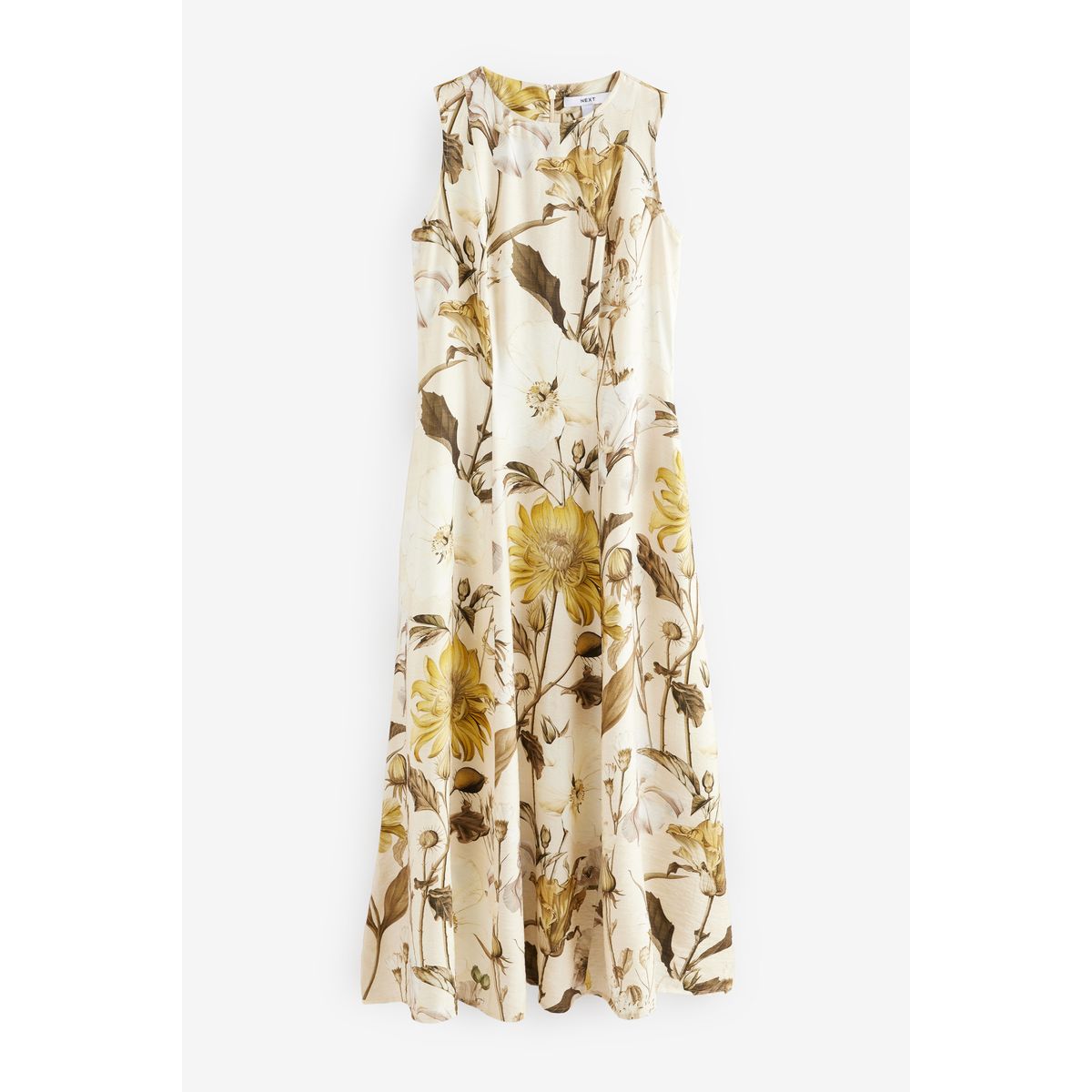 Robe longue droite trapèze sans manches, NEXT