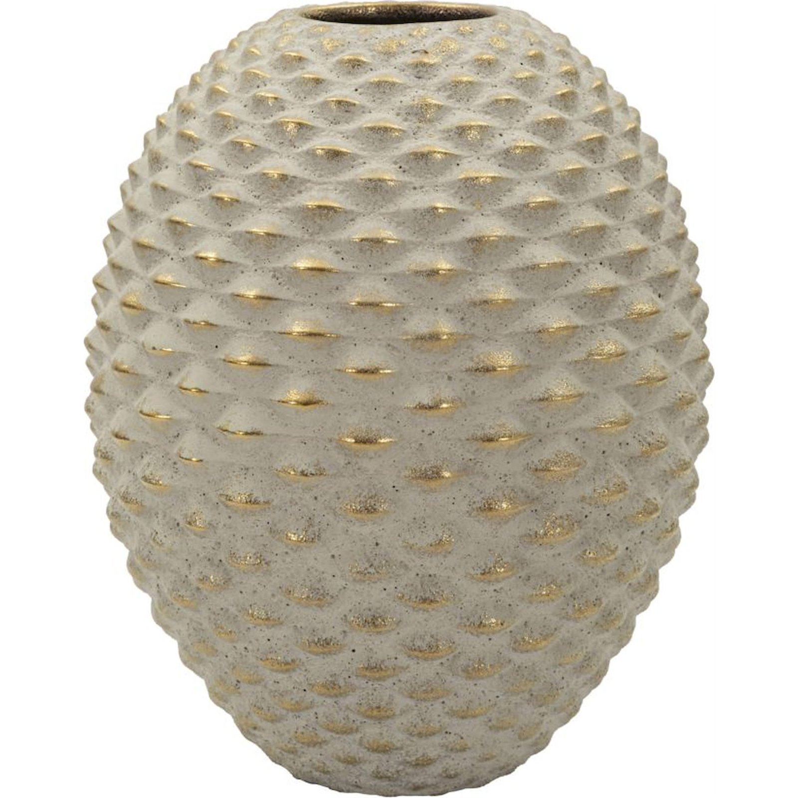 Vase boule en céramique relief MODERN, RECOLLECTION