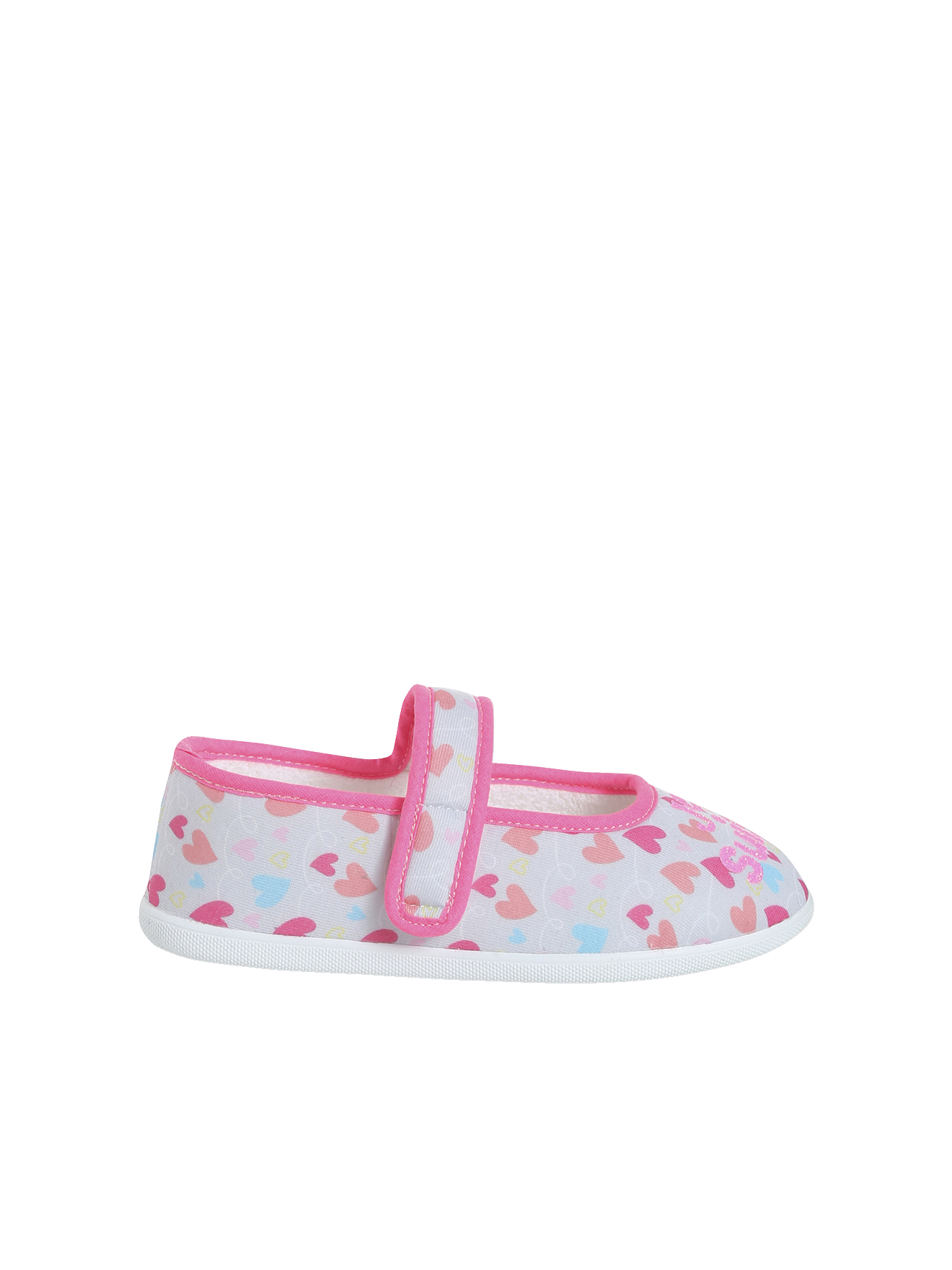 Chaussons ballerines scratchés, VERTBAUDET