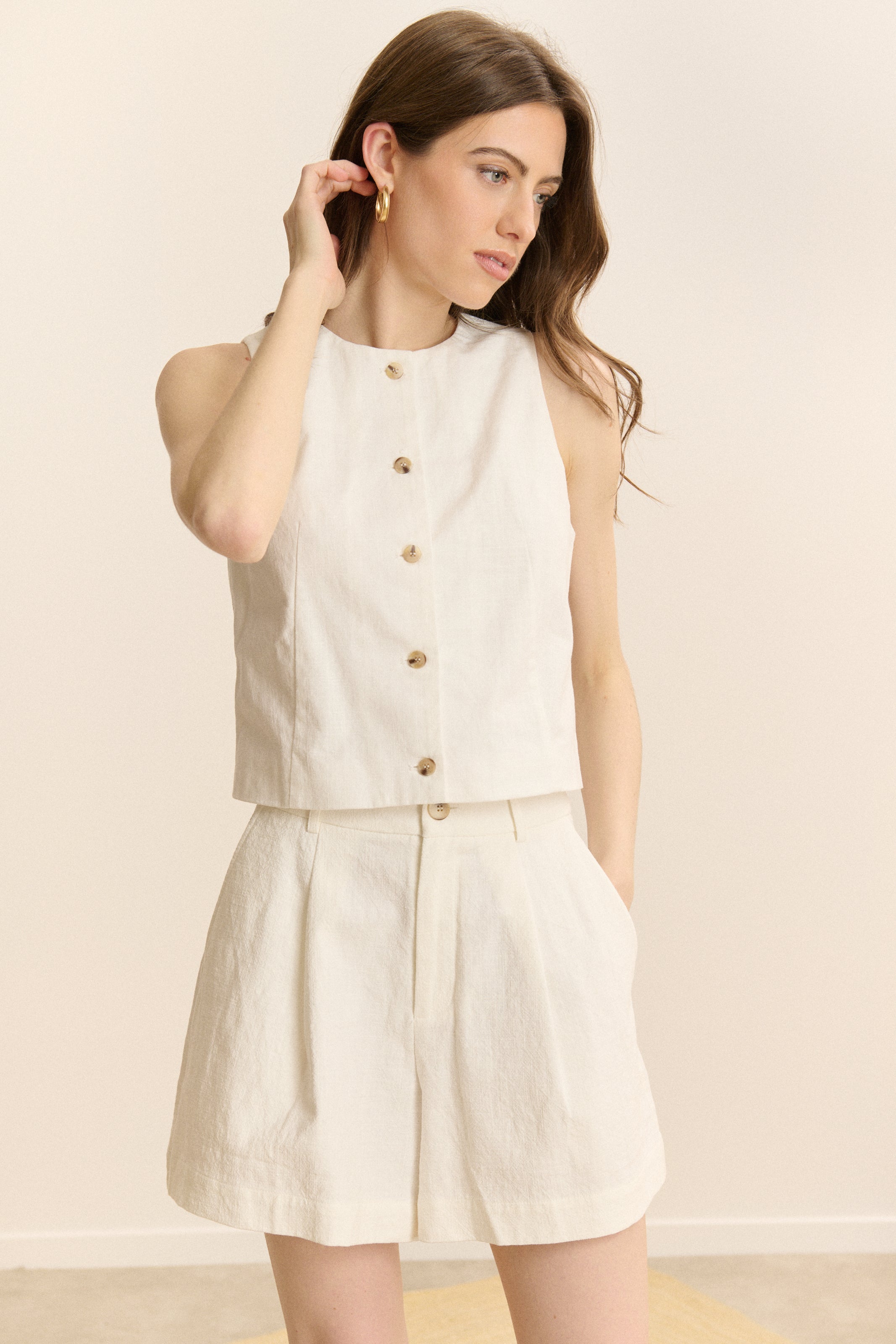 Gilet court sans manches CLOUD, GARANCE PARIS