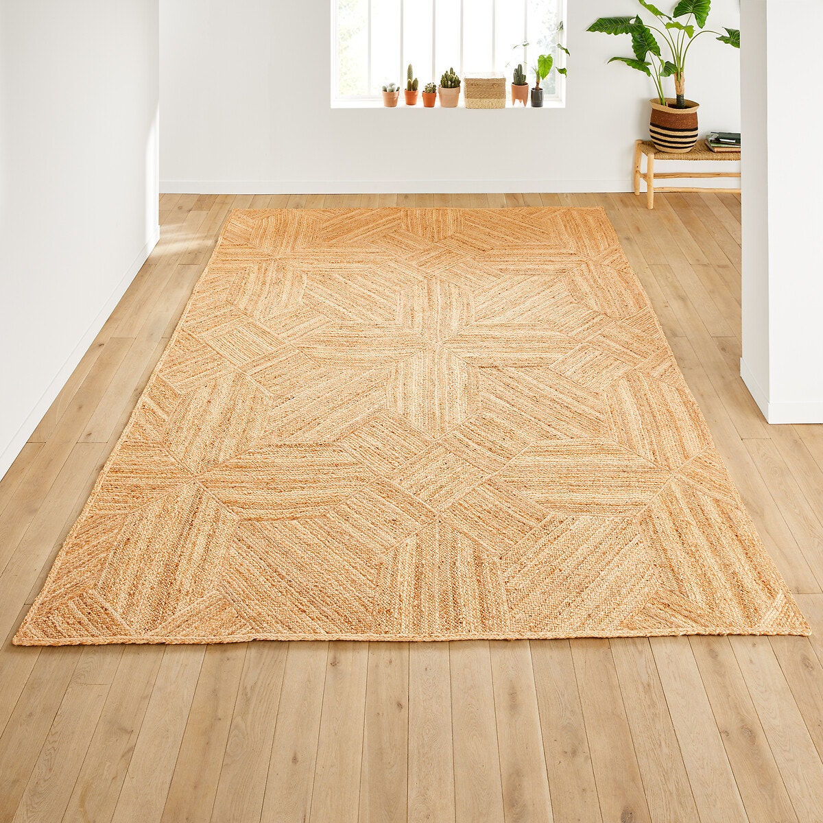 Tapis en jute xxl, ajan Couleur beige naturel La Redoute