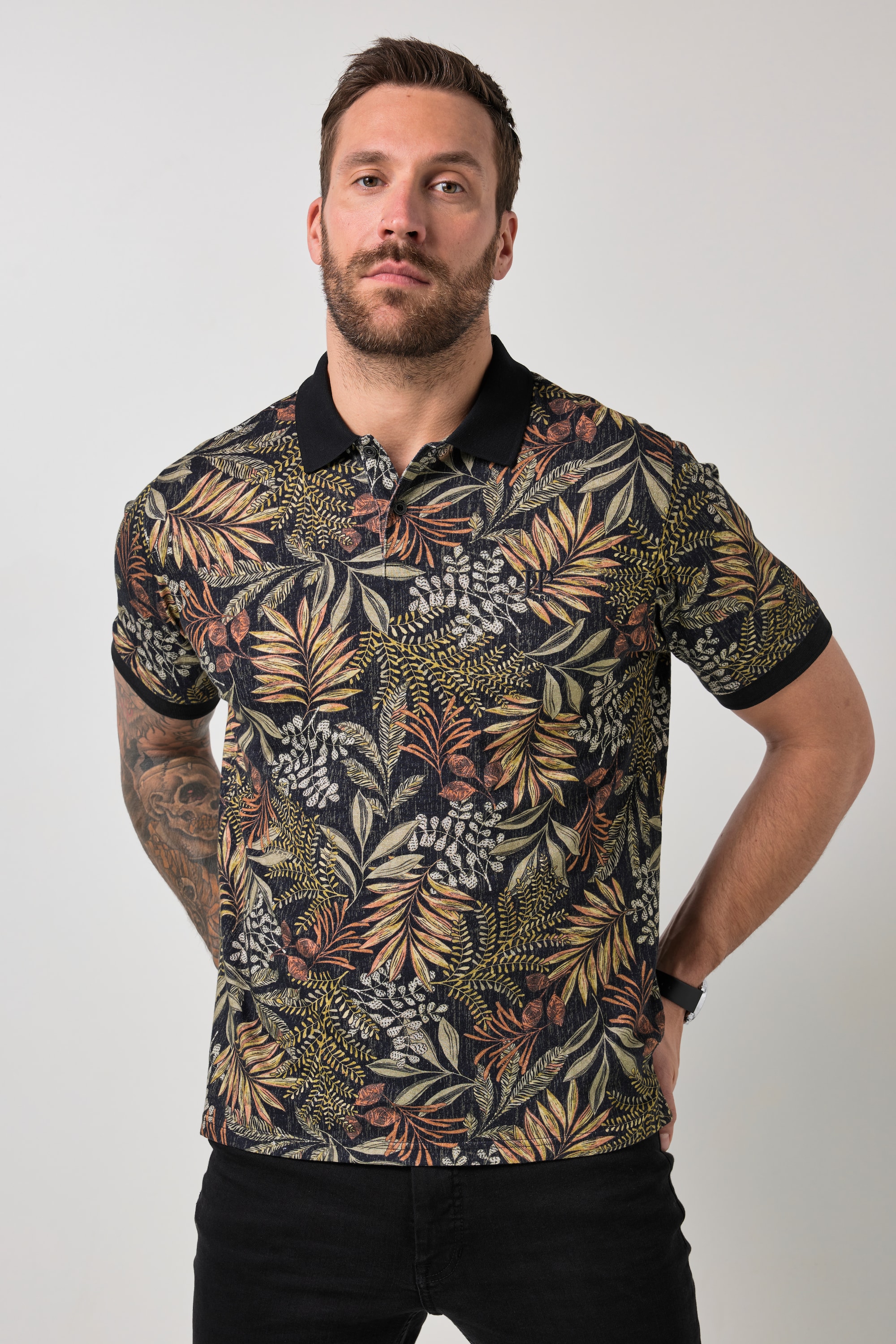 Polo motif feuilles, JP1880