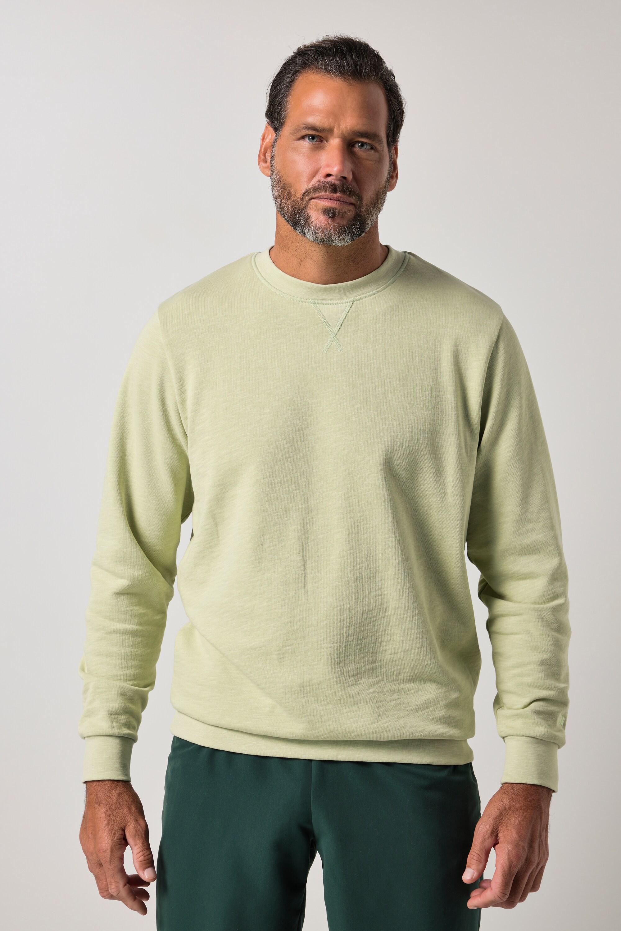 Sweat-shirt en molleton lisse, JP1880