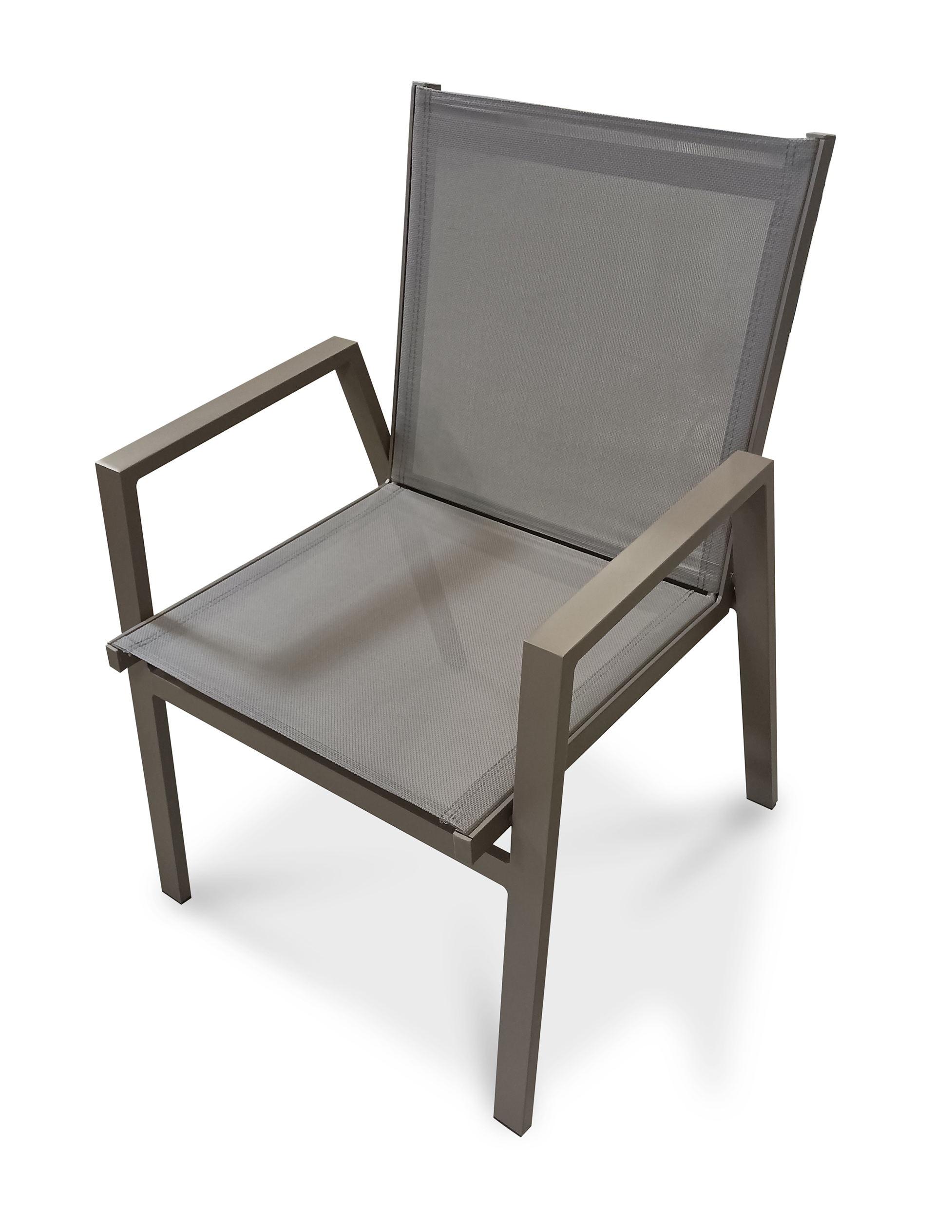 Fauteuil de jardin empilable en aluminium FLORIDE, DCB GARDEN