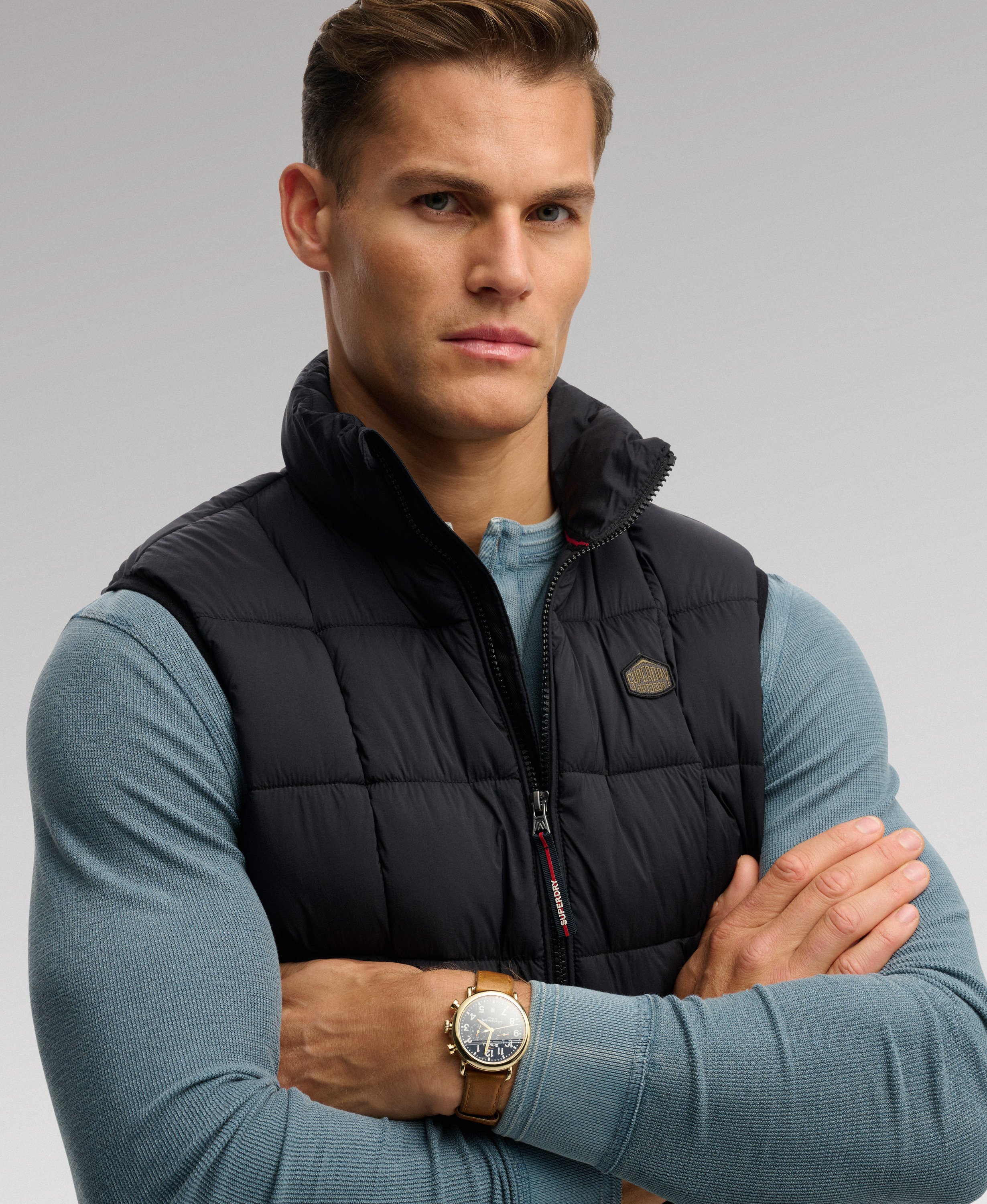 Gilet Fuji Lite Matelassé, SUPERDRY