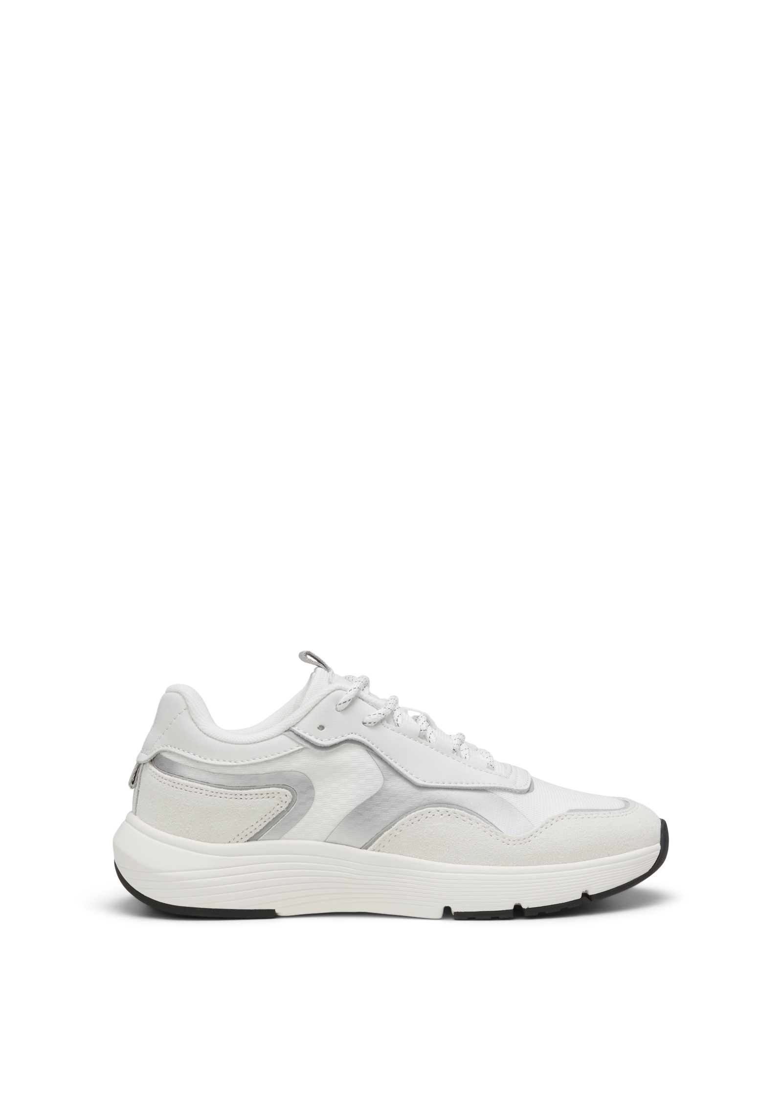 Baskets en cuir de vache et mesh, MARC O'POLO