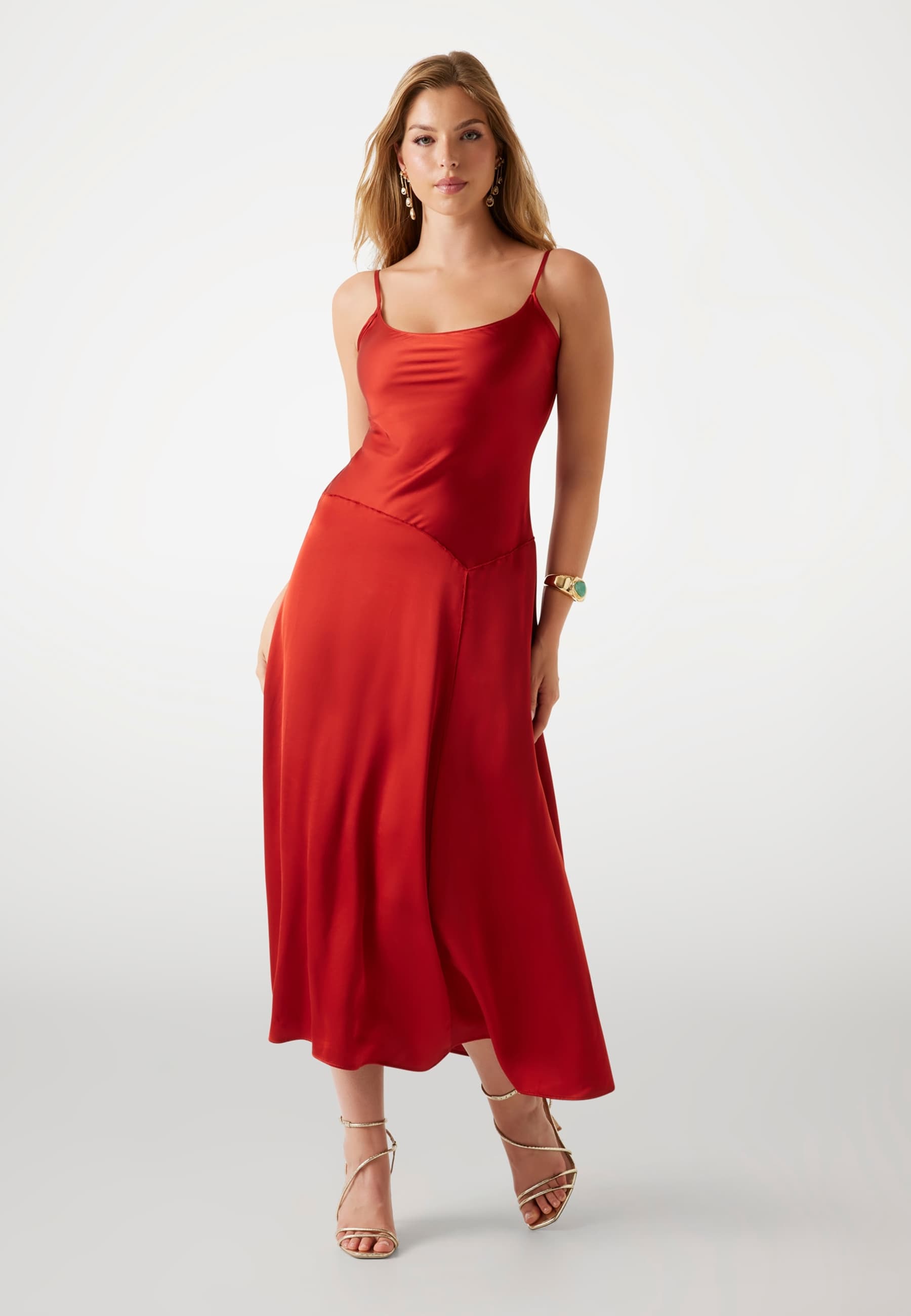 Robe Patineuse Longue, GUESS