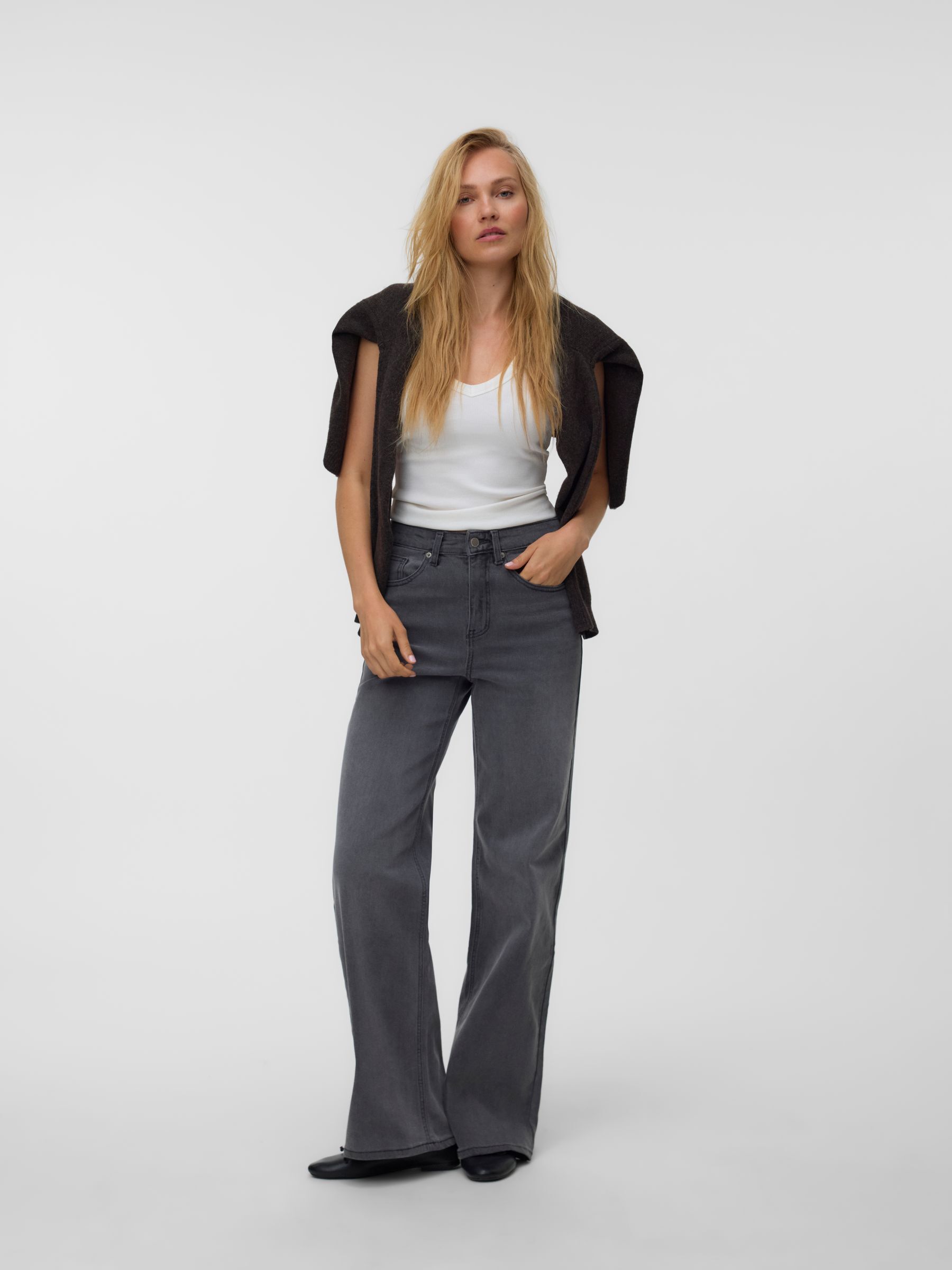 Jean À Coupe Large, VERO MODA