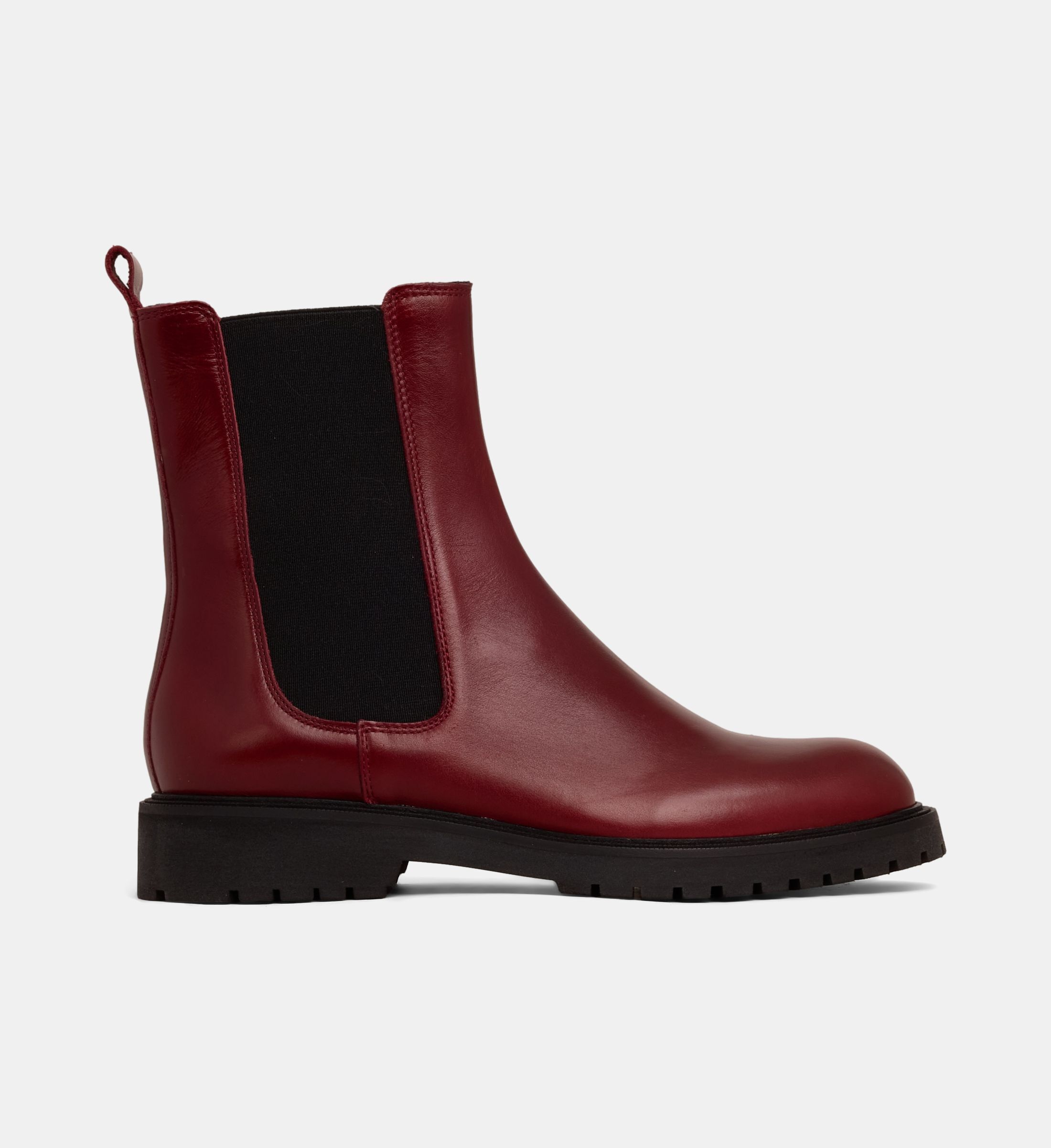 Boots chelsea plates arielle cuir, GALERIES LAFAYETTE