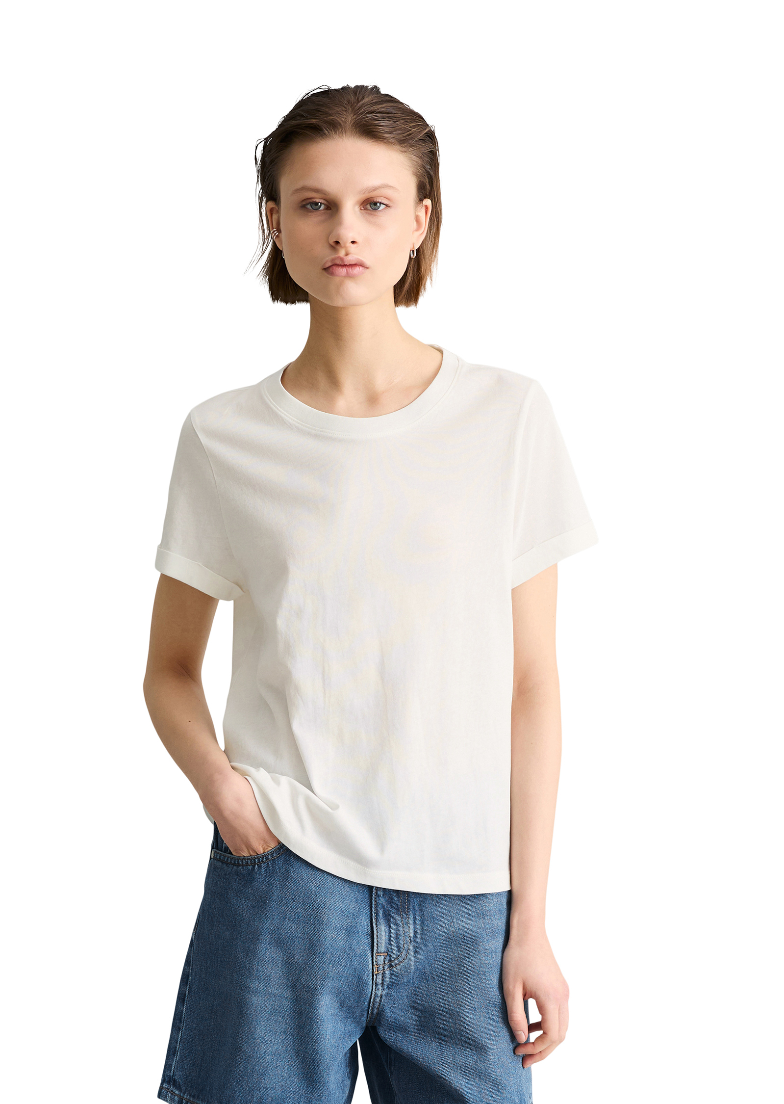 T-shirt relaxed en coton organique, MARC O’POLO DENIM