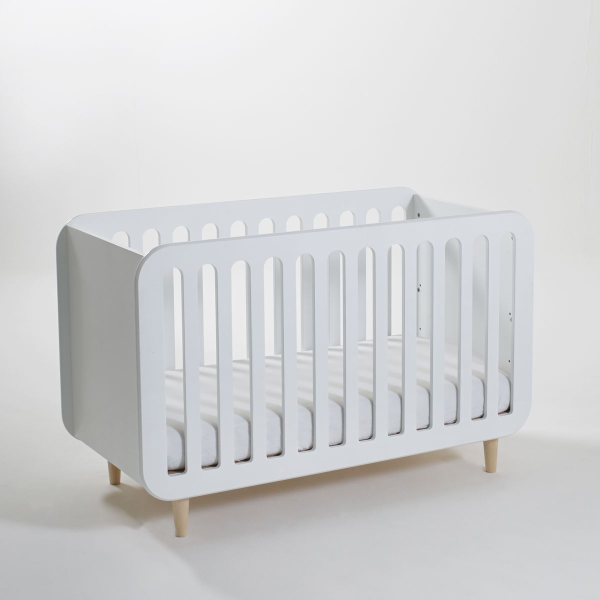 Lit Bebe Roulotte Sun Blanc La Redoute Interieurs La Redoute