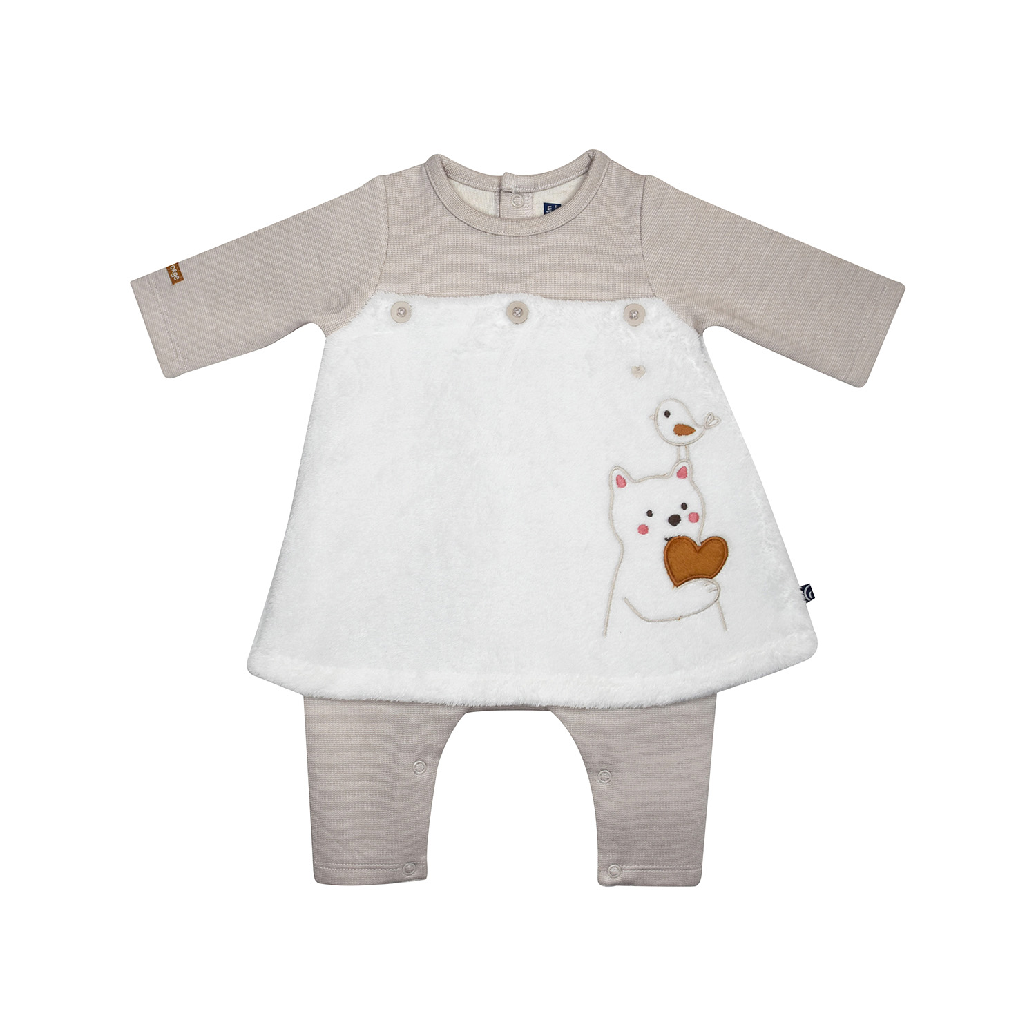 Combirobe maxine maille naissance, SUCRE D'ORGE