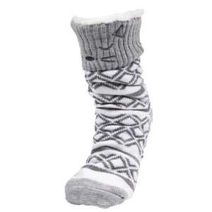 Chaussettes D'intérieur Femme Isotoner Avec Picots Antidérapants - Confort Doux Et Chaud