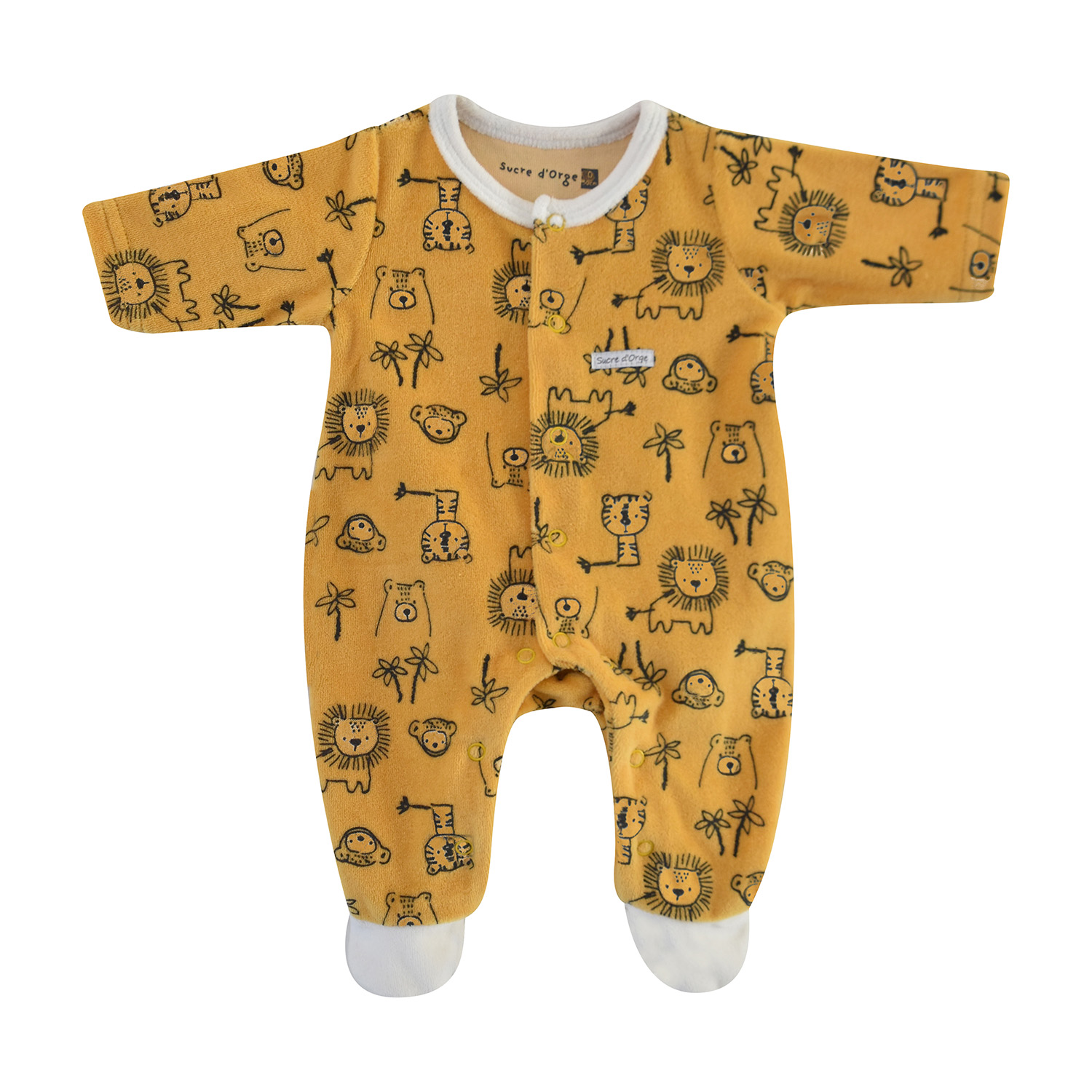 Pyjama naissance elmert jaune, SUCRE D'ORGE