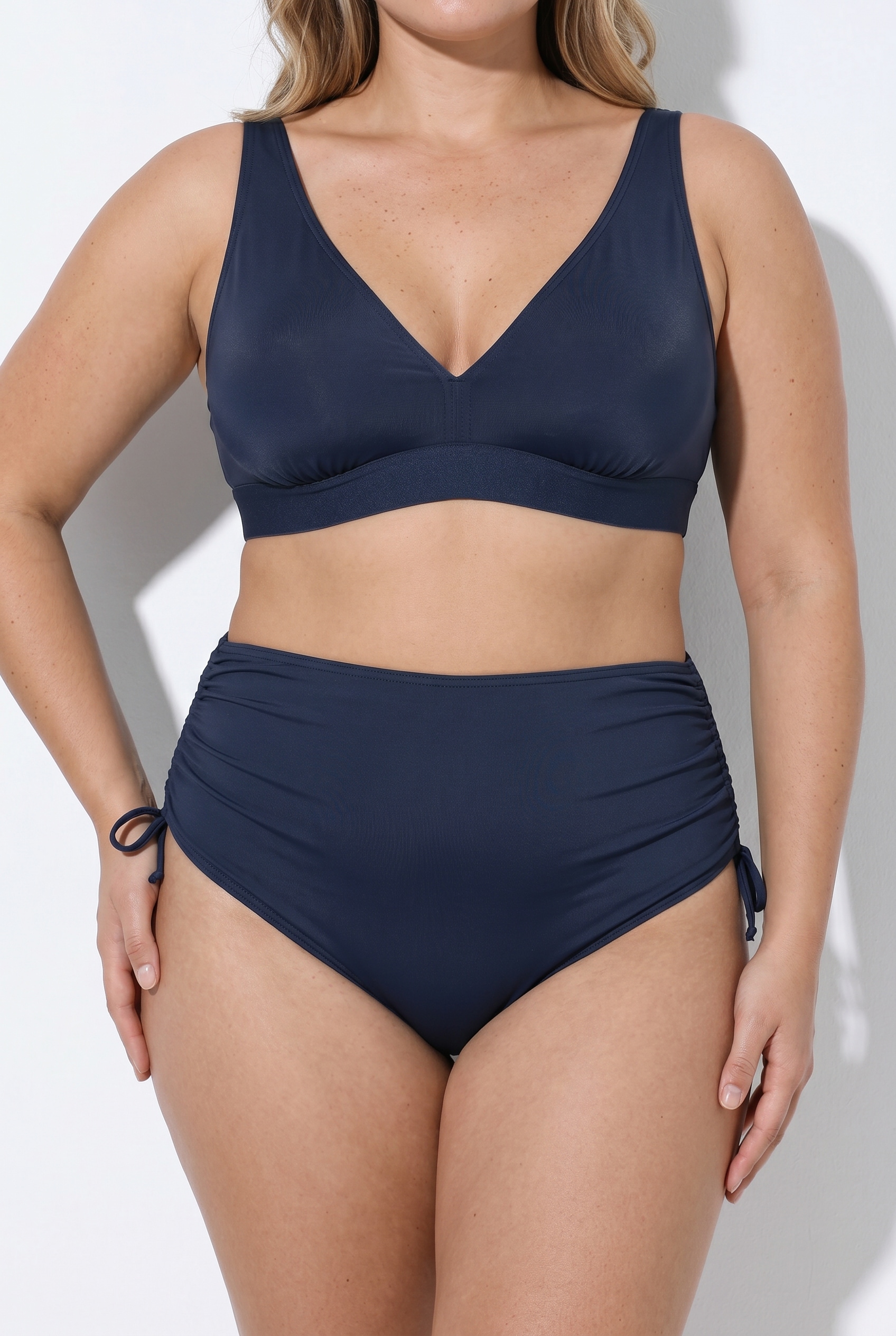 Bas de bikini. Doublé sur le devant. Cordons, ULLA POPKEN