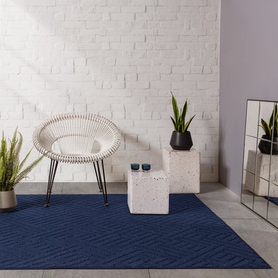 Linear Patterned Indoor/Outdoor Rug SO'HOME