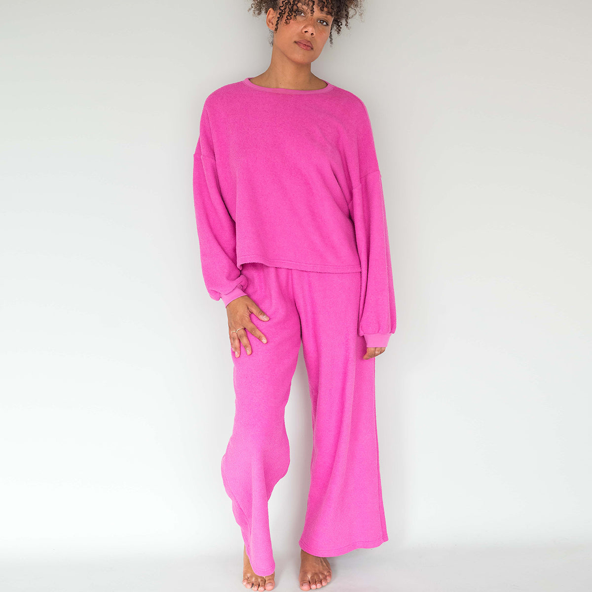 Pantalon molleton gratté COCOON Fushia, WE ARE JOLIES