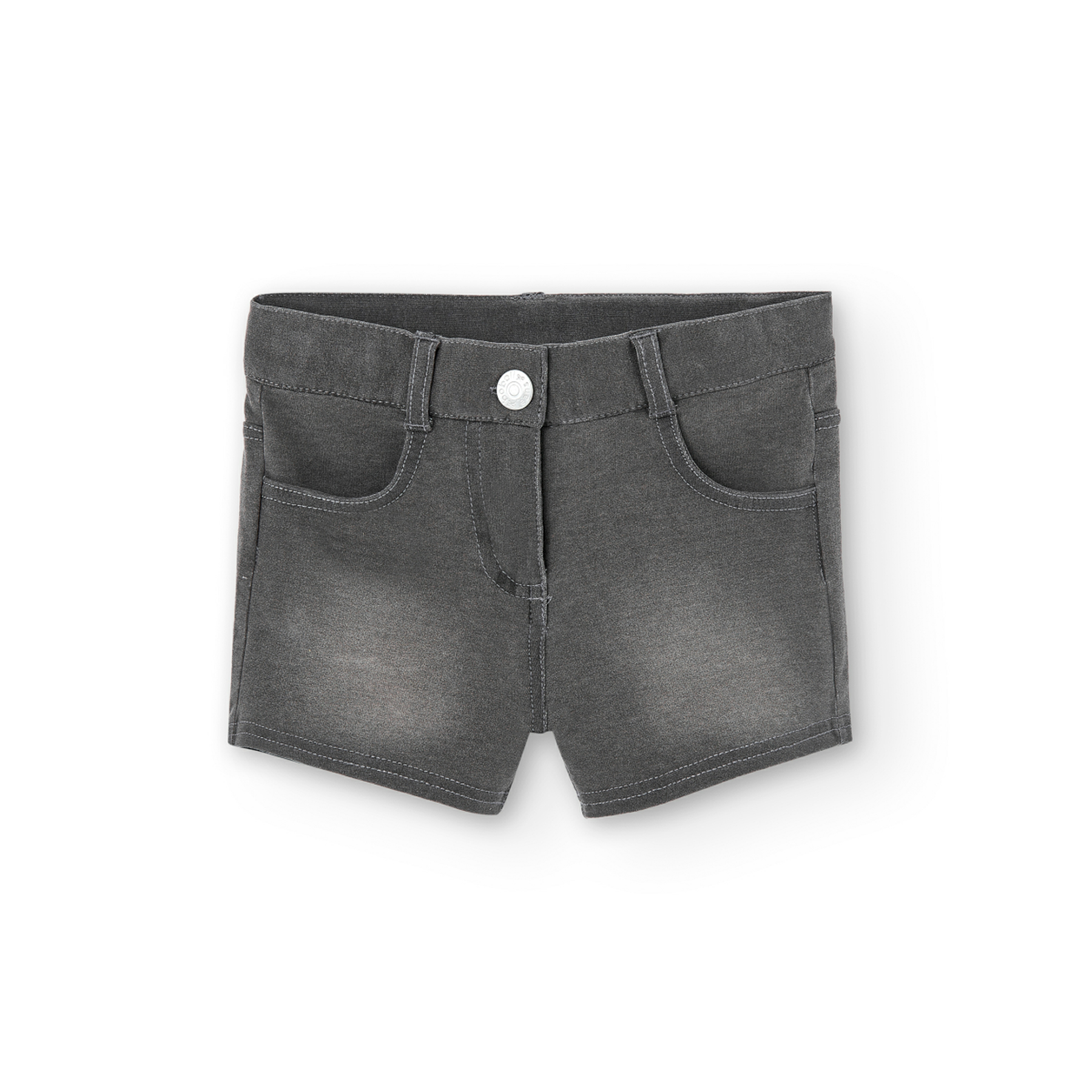 Short en denim avec bouton et fermeture é, BOBOLI