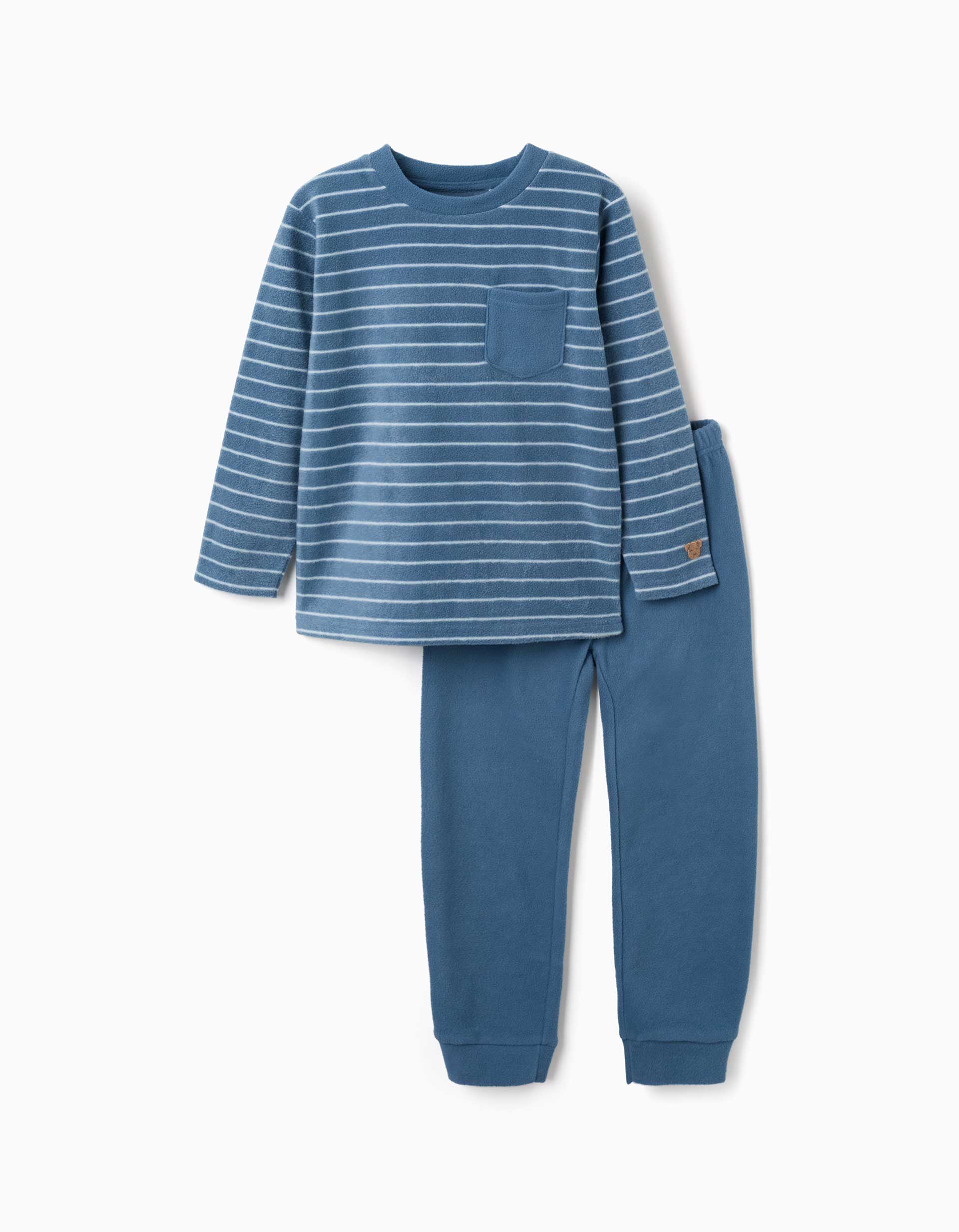 Pyjama en polaire à rayures, ZIPPY