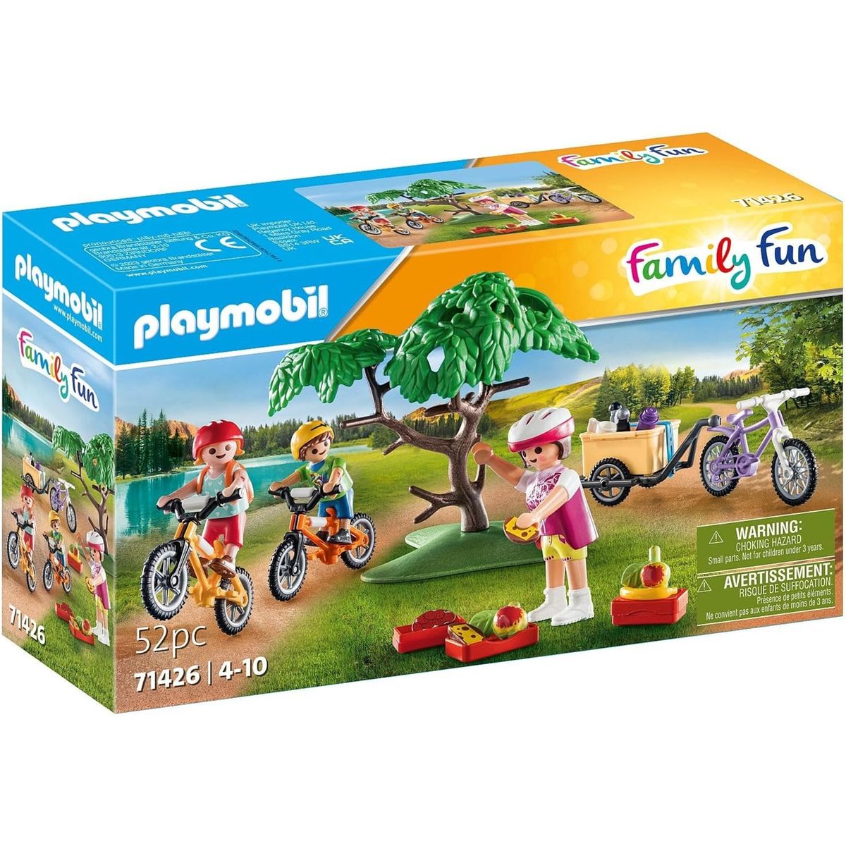 Playmobil Family Fun Famille Avec Voiture Et Caravane (71423)