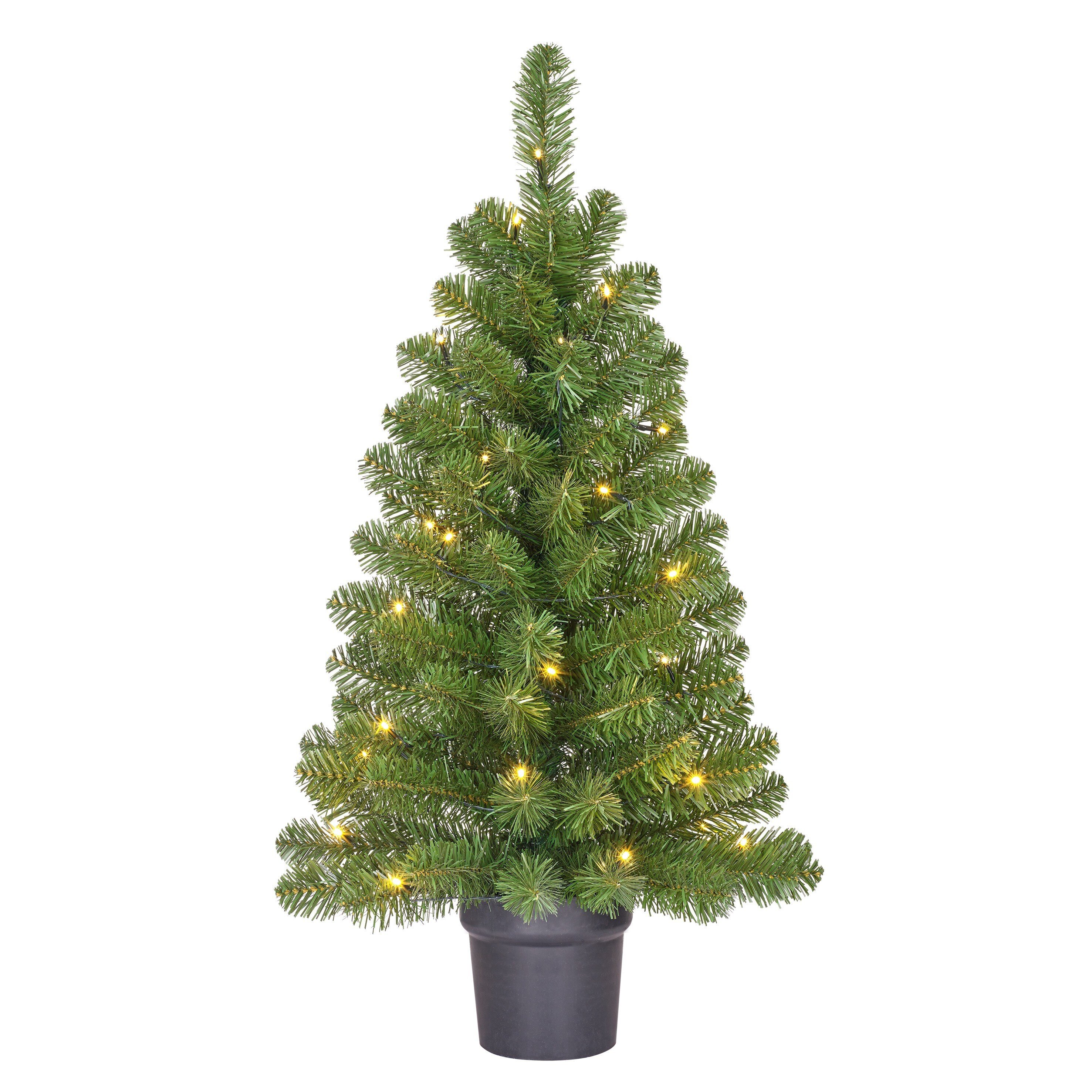 Sapin de Noël artificiel avec LED NORTON, BLACK BOX TREES