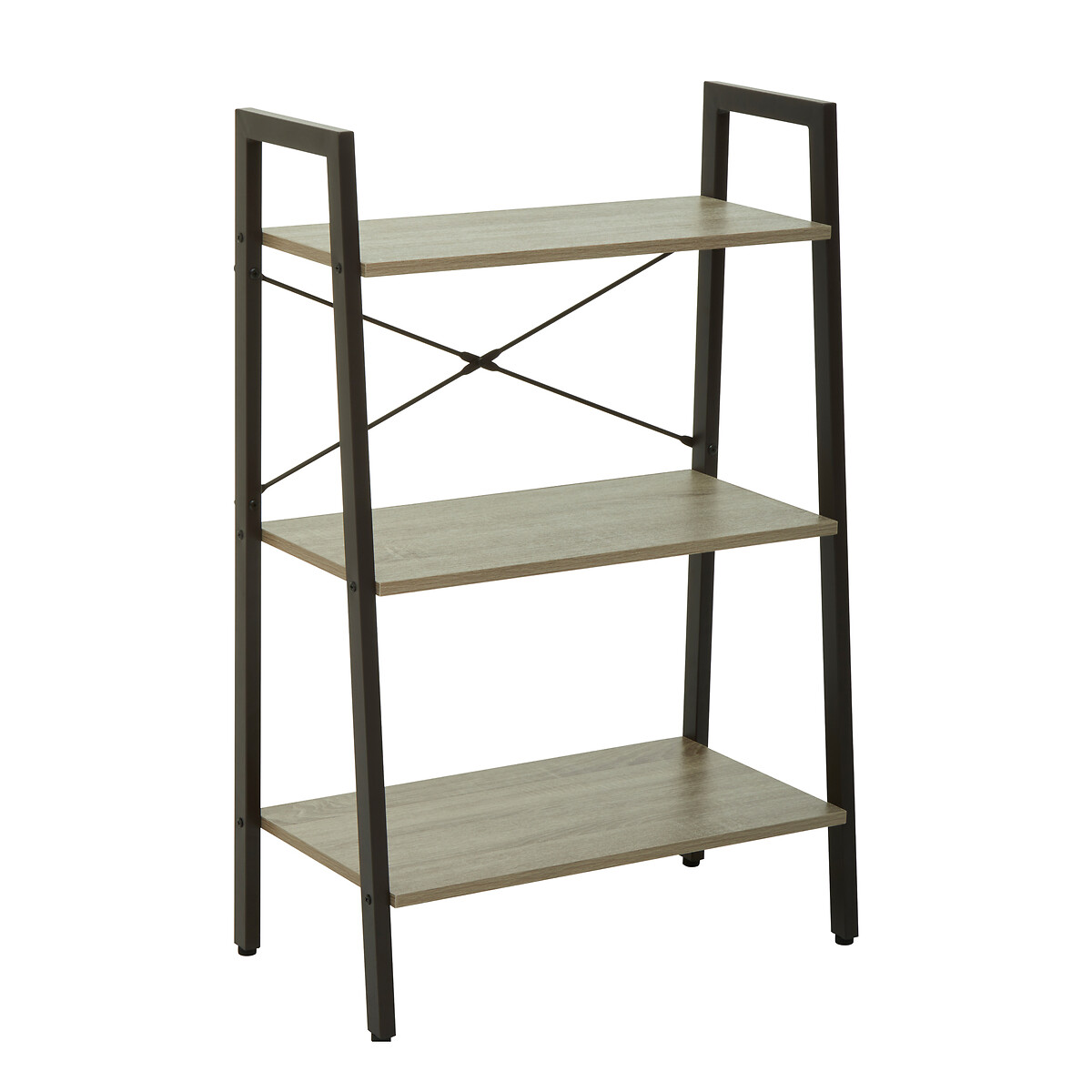 3 tier deals ladder shelf black