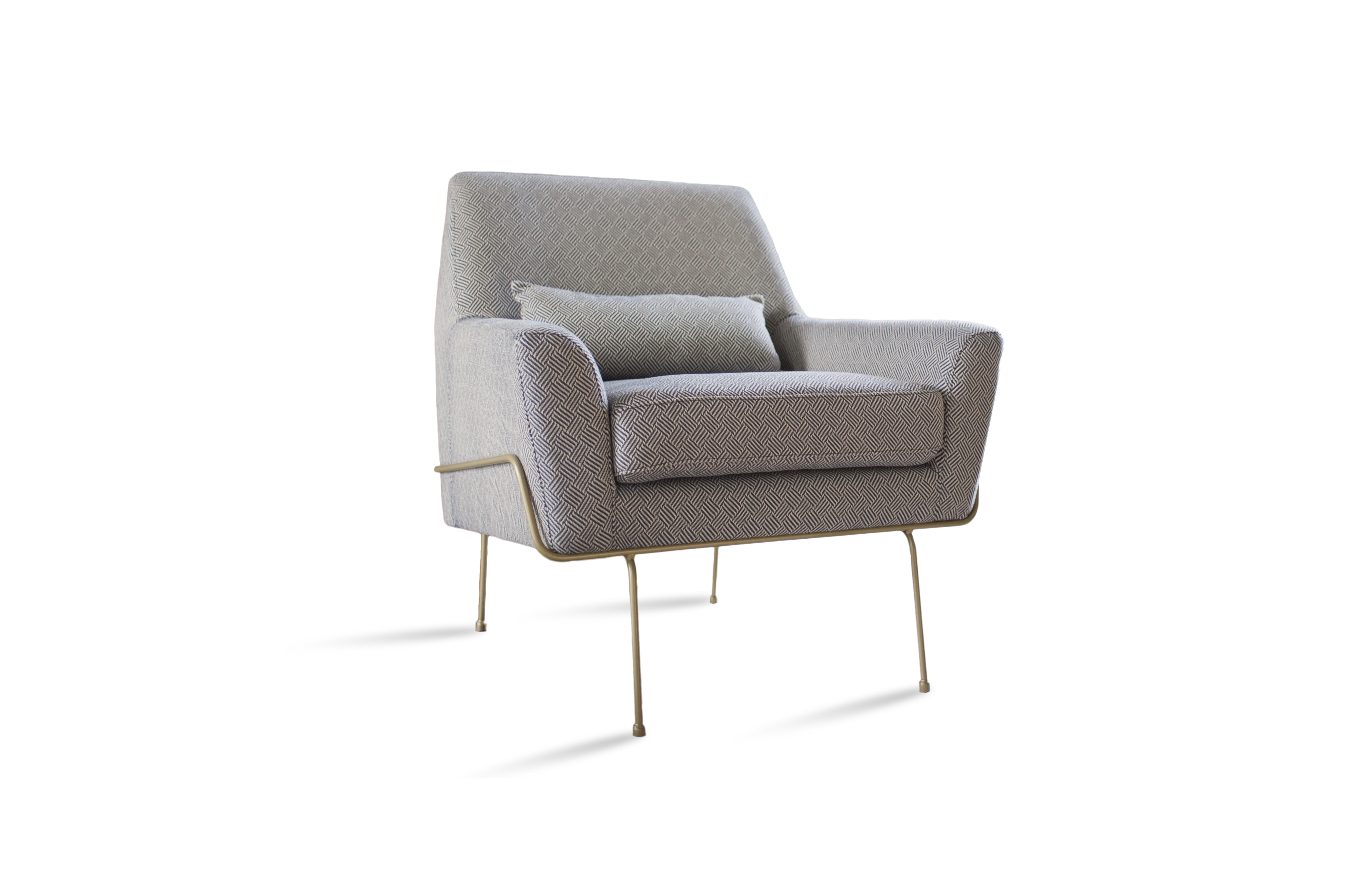 Fauteuil en tissu HILDA, PRODUIT INTERIEUR BRUT