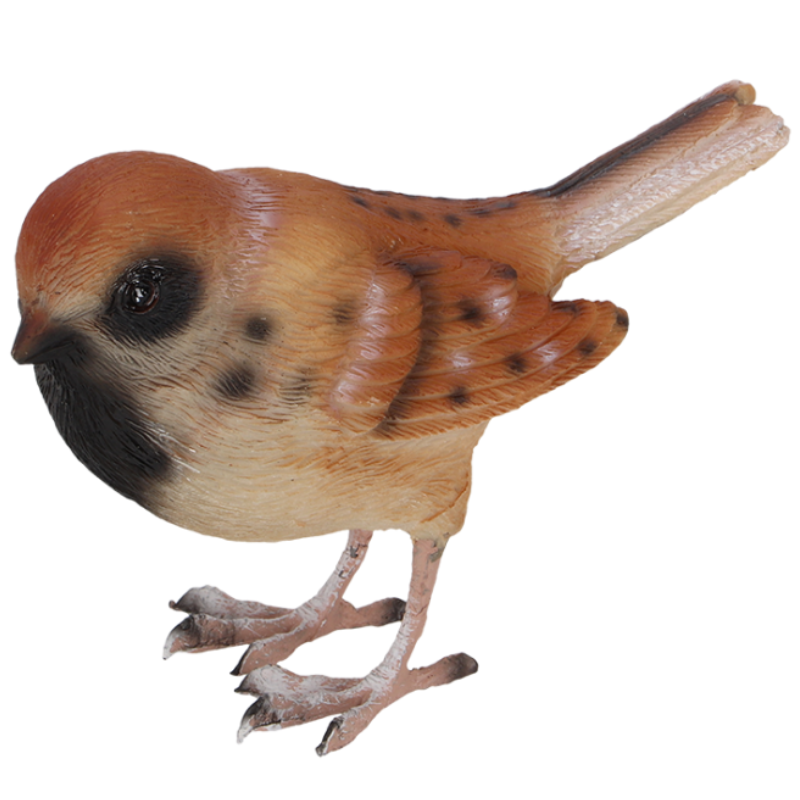 Moineau 11cm Décoration résine, ESSCHERT DESIGN