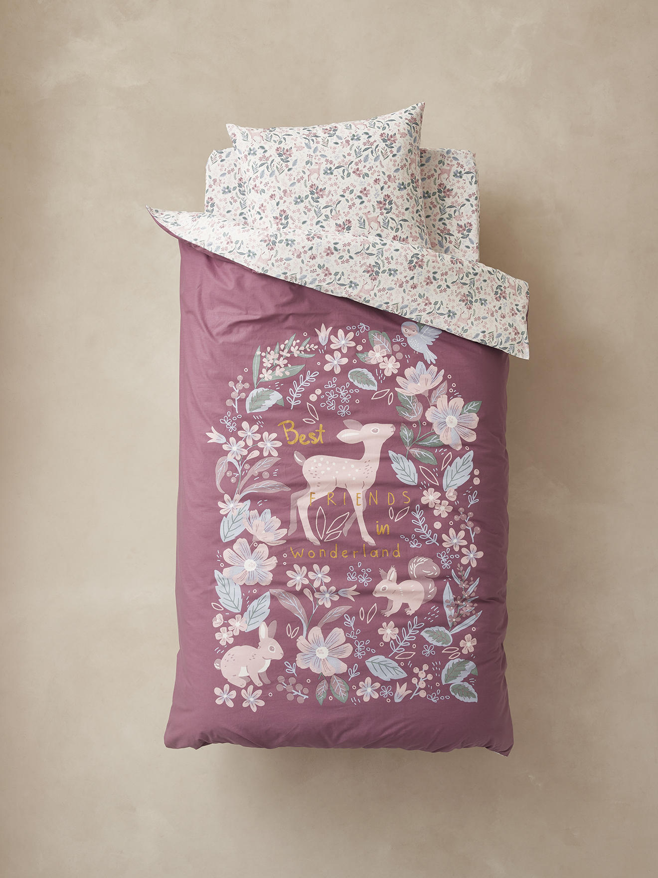 BLÅVINGAD housse de couette et 1 taie, motif pingouin/turquoise clair