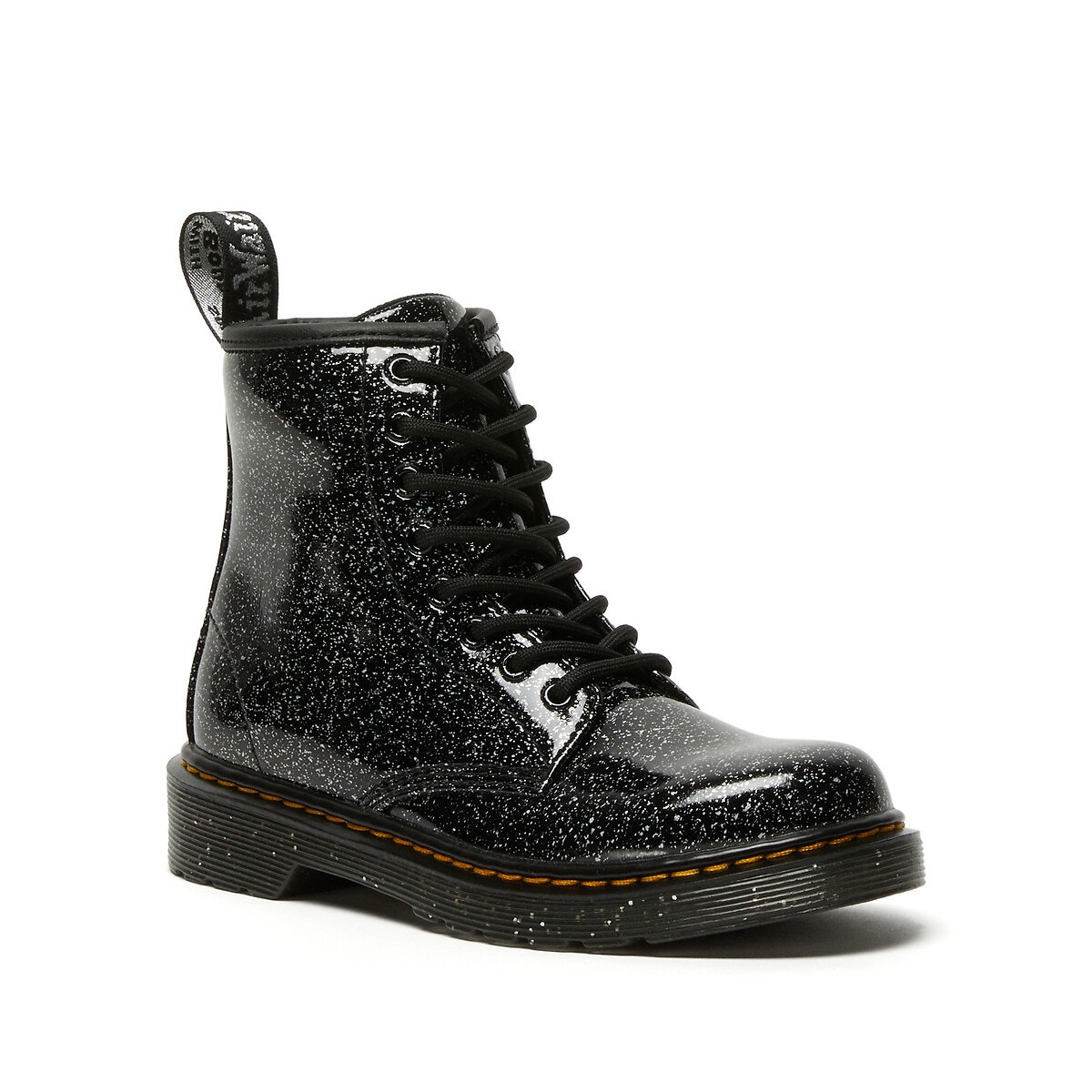 Boots cuir 1460 junior cosmic glitter noir paillet Dr. Martens