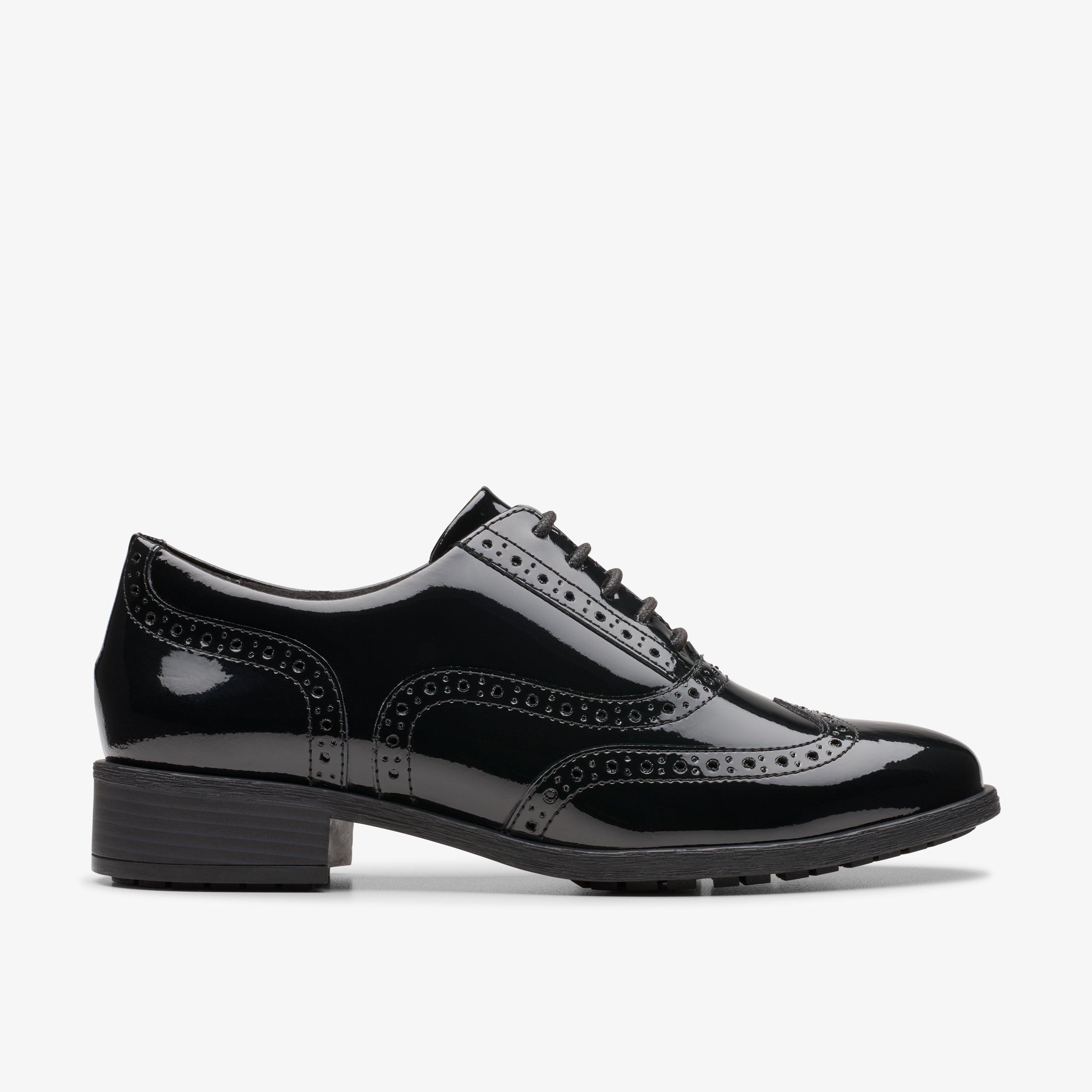 Derbies en cuir vernis Havisham Oak, CLARKS